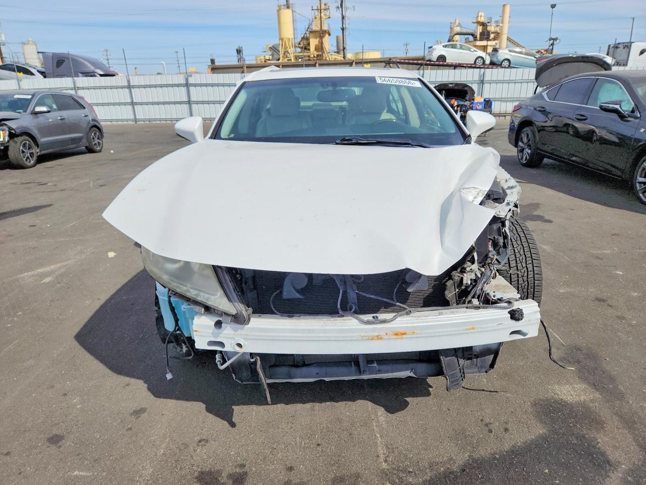 2013 Lexus Es 350 White vin: JTHBK1GG7D2057624