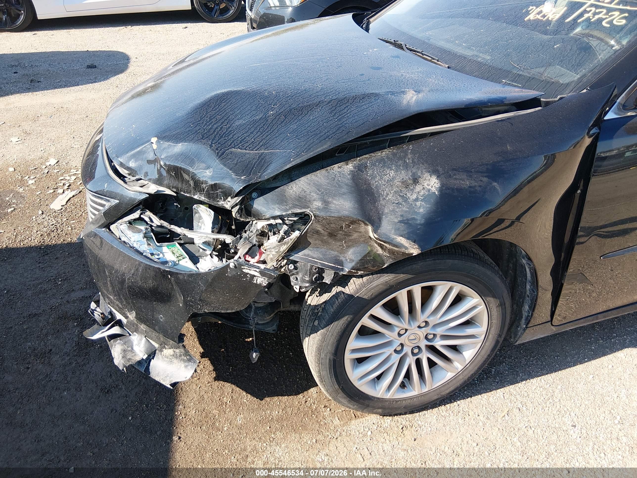 2013 Lexus Es 350   Black vin: JTHBK1GG7D2064248