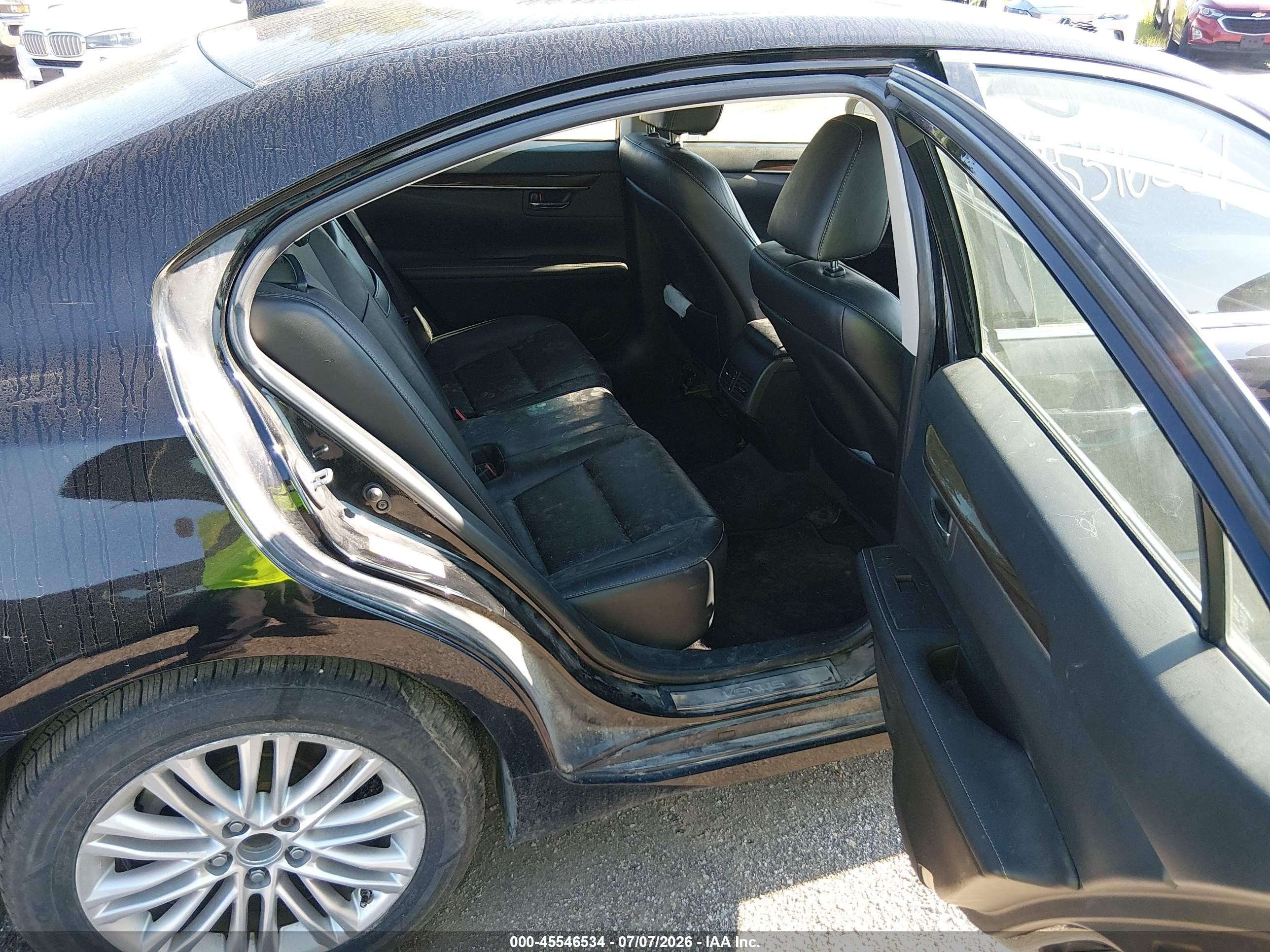 2013 Lexus Es 350   Black vin: JTHBK1GG7D2064248