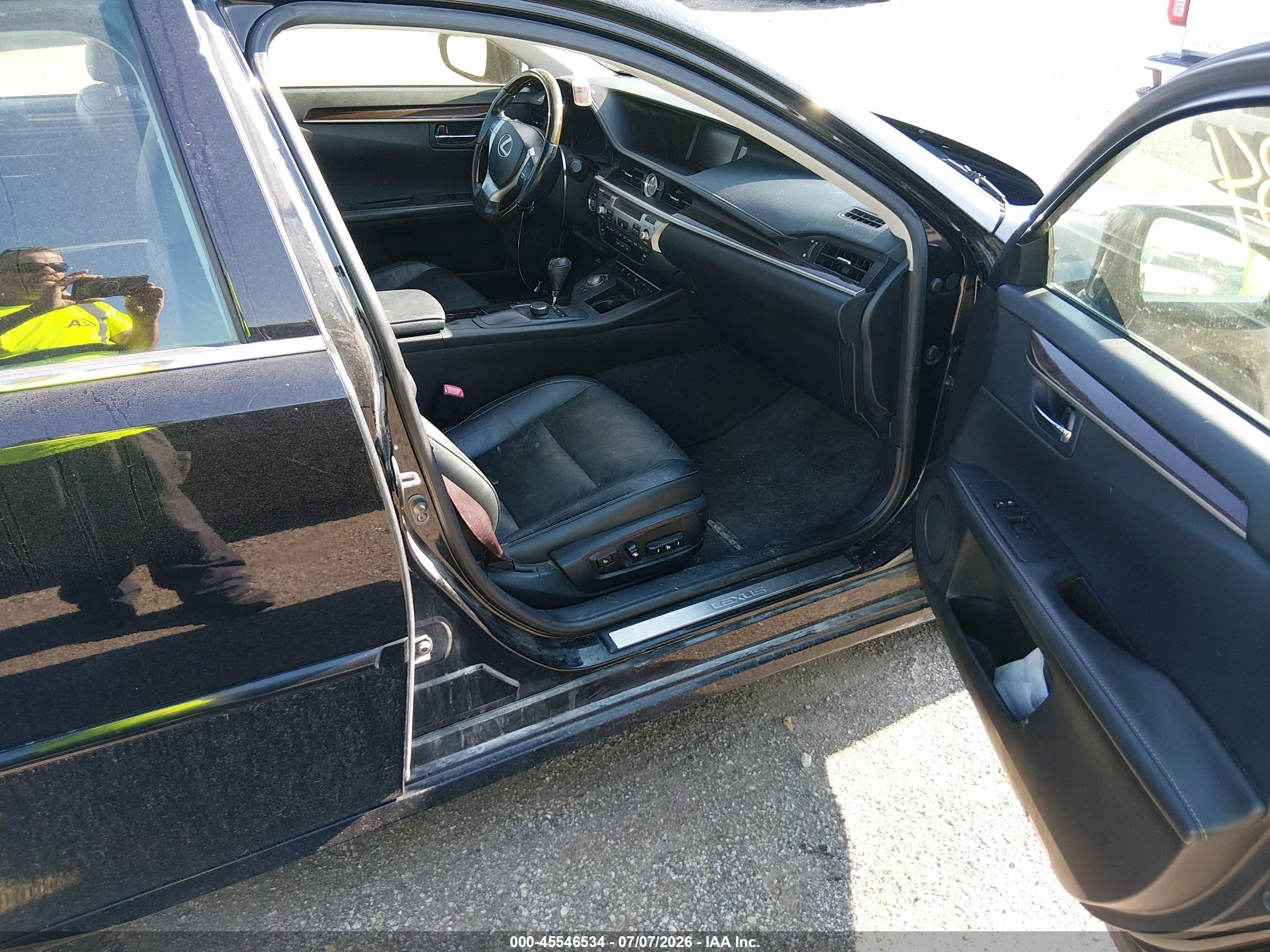 2013 Lexus Es 350   Black vin: JTHBK1GG7D2064248