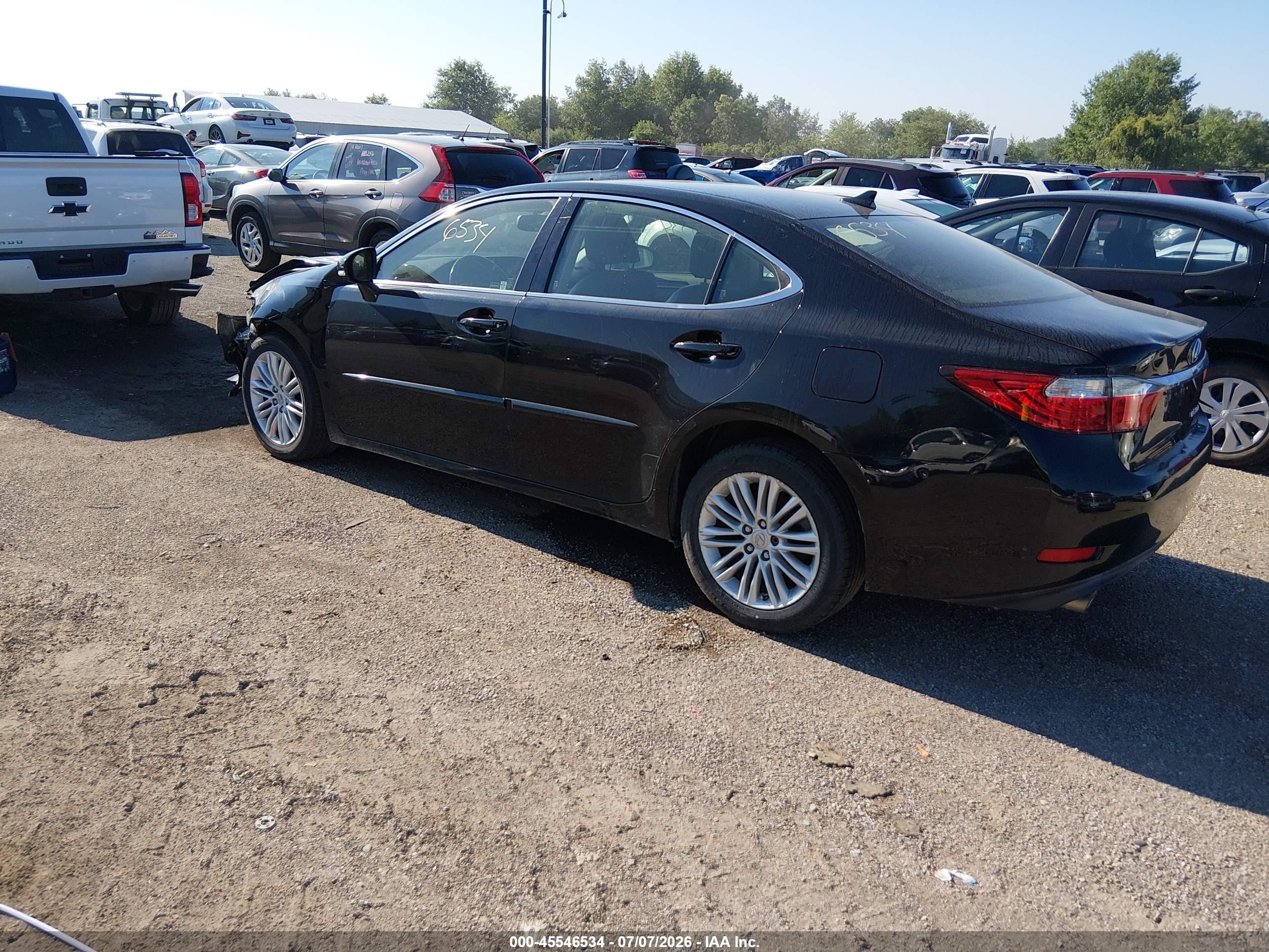 2013 Lexus Es 350   Black vin: JTHBK1GG7D2064248