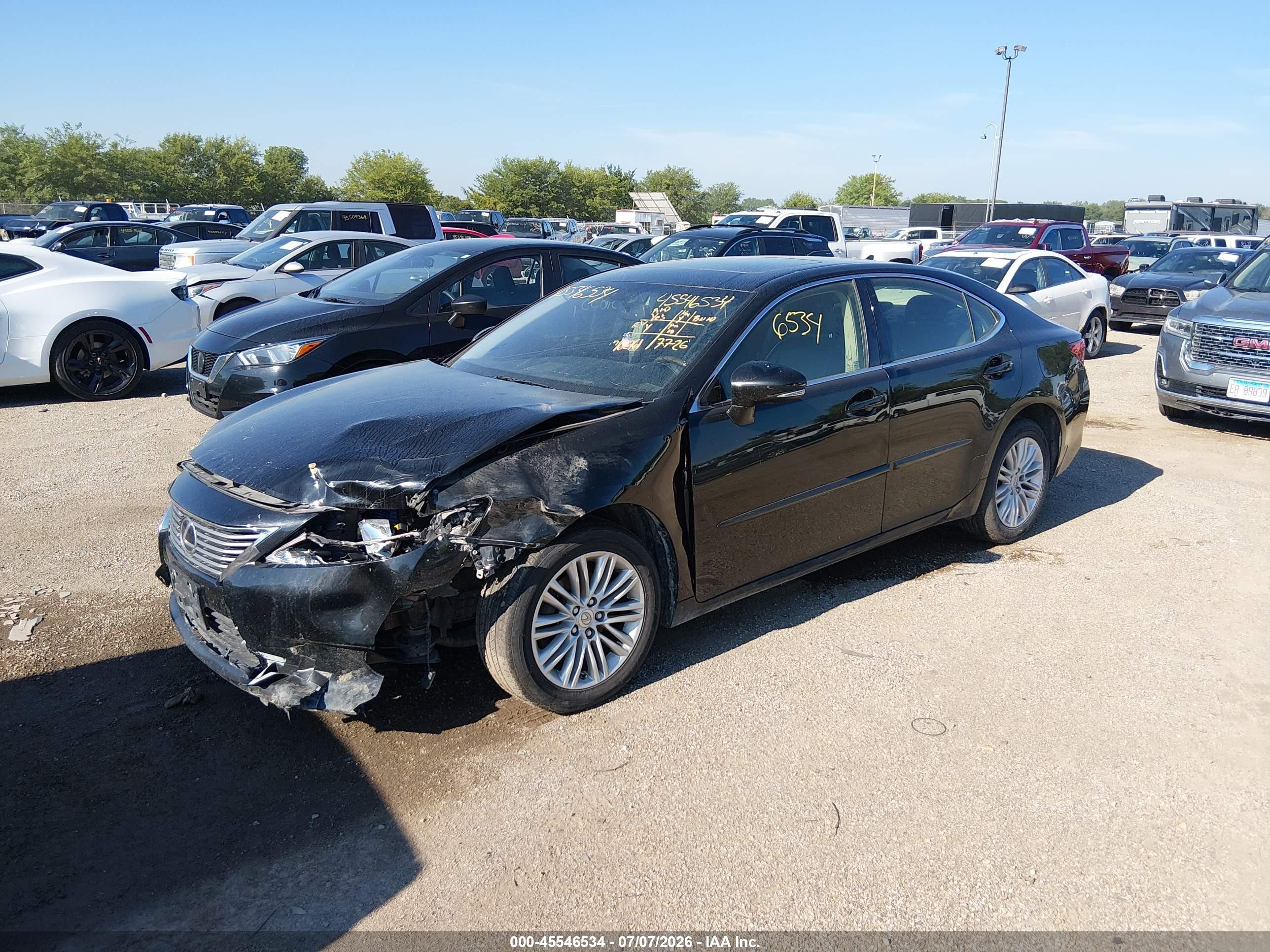 2013 Lexus Es 350   Black vin: JTHBK1GG7D2064248