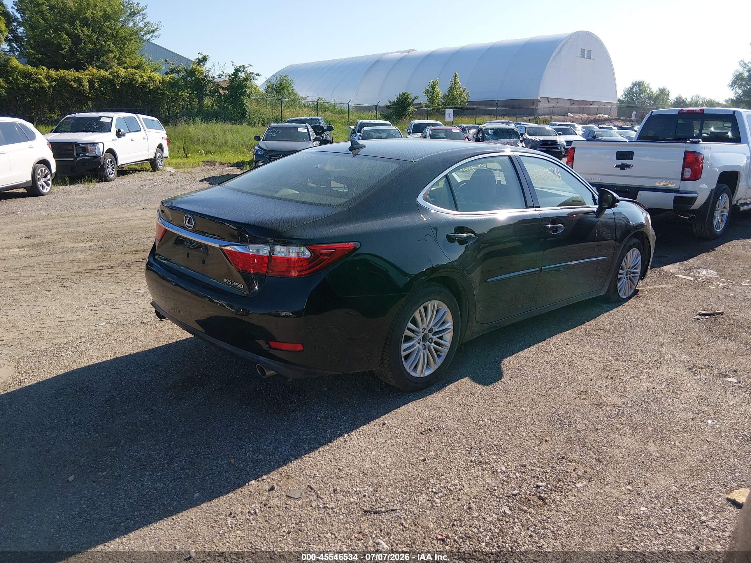 2013 Lexus Es 350   Black vin: JTHBK1GG7D2064248