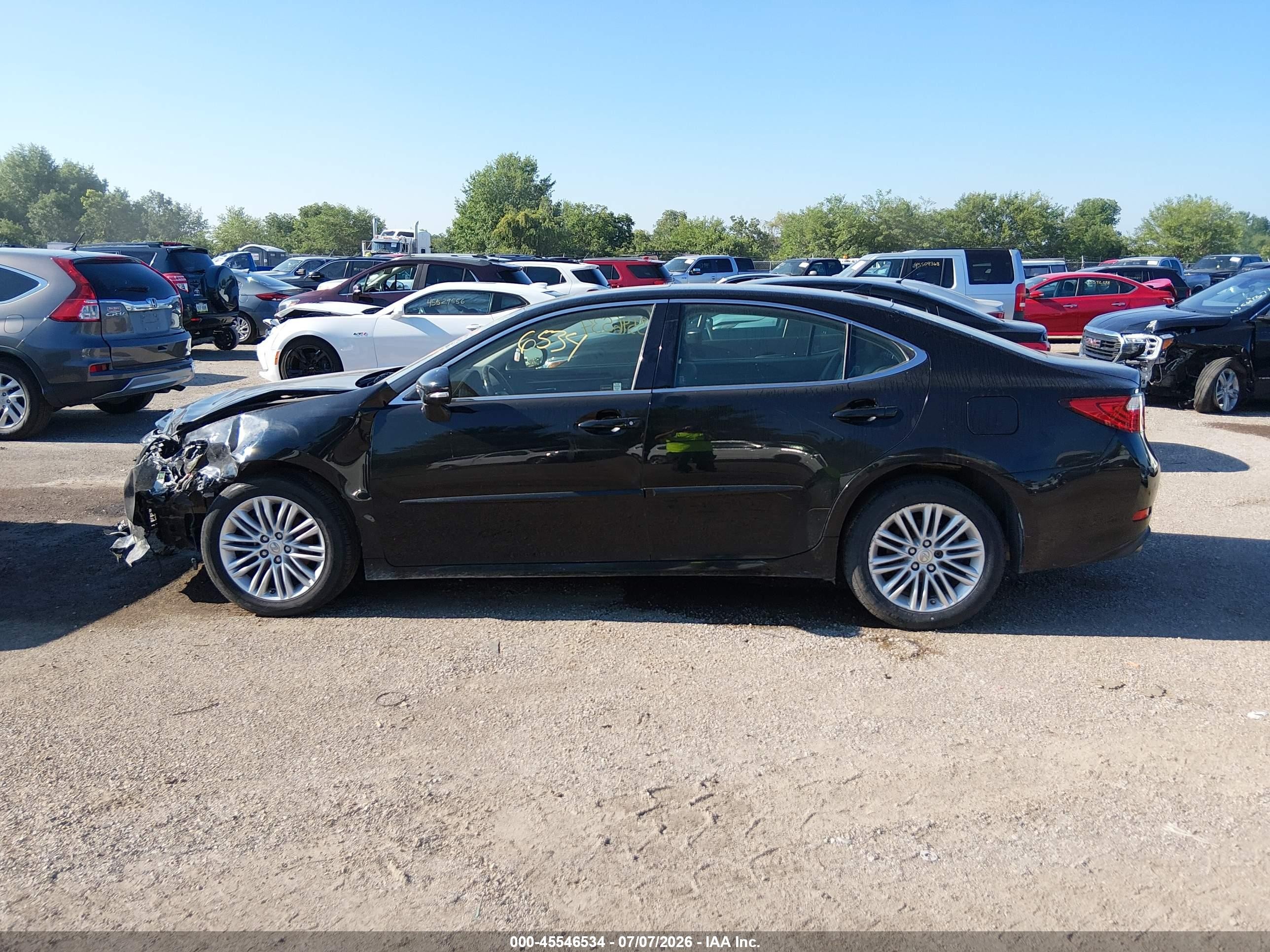 2013 Lexus Es 350   Black vin: JTHBK1GG7D2064248