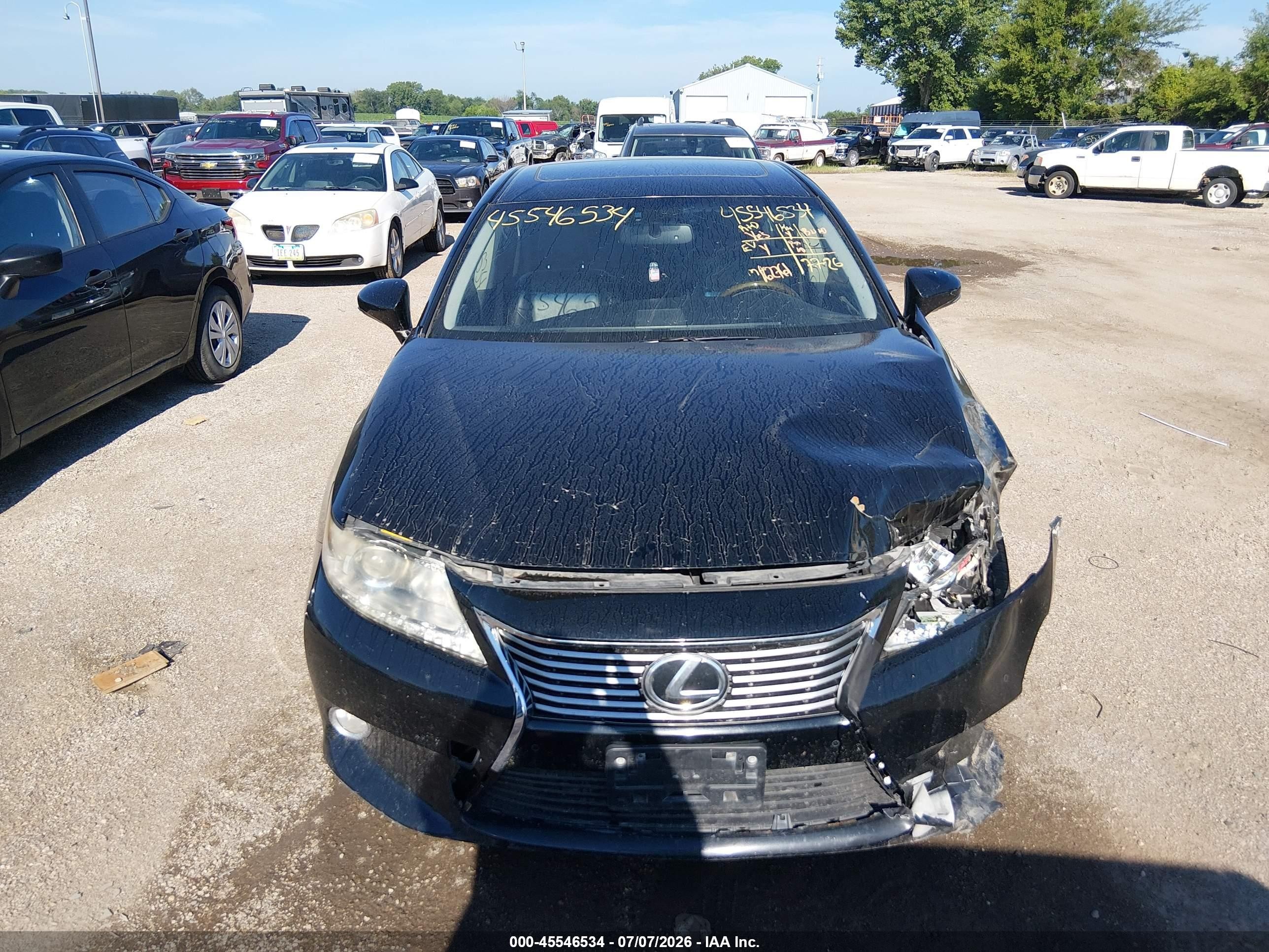 2013 Lexus Es 350   Black vin: JTHBK1GG7D2064248