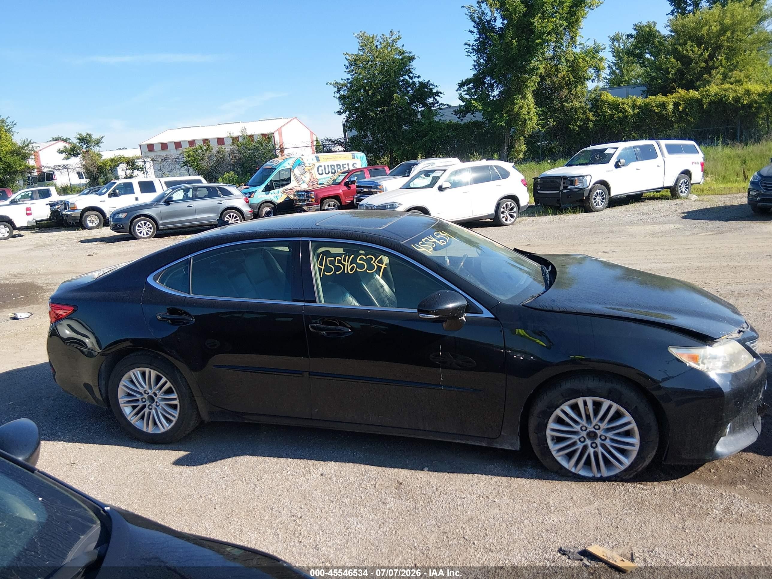 2013 Lexus Es 350   Black vin: JTHBK1GG7D2064248