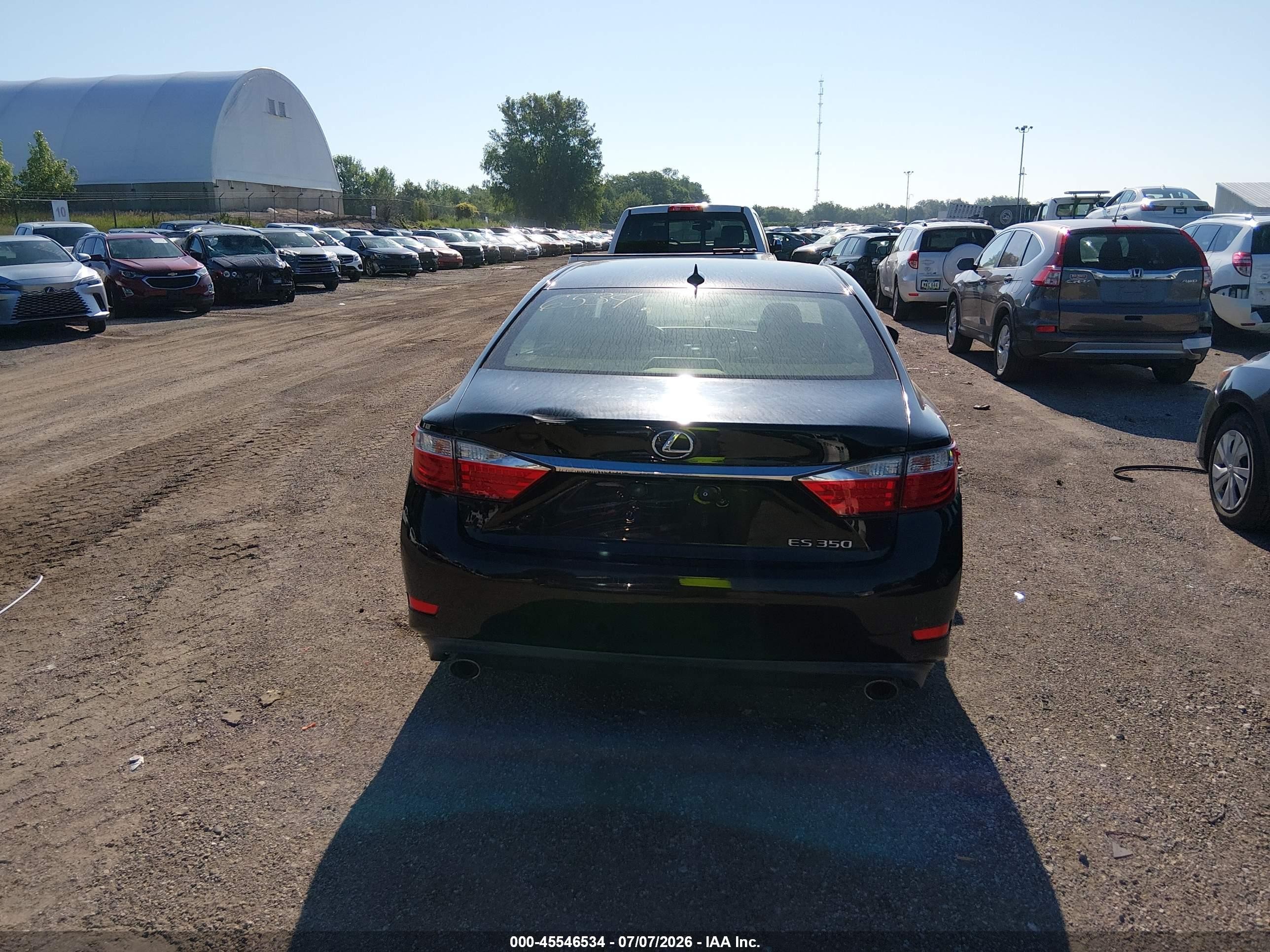 2013 Lexus Es 350   Black vin: JTHBK1GG7D2064248