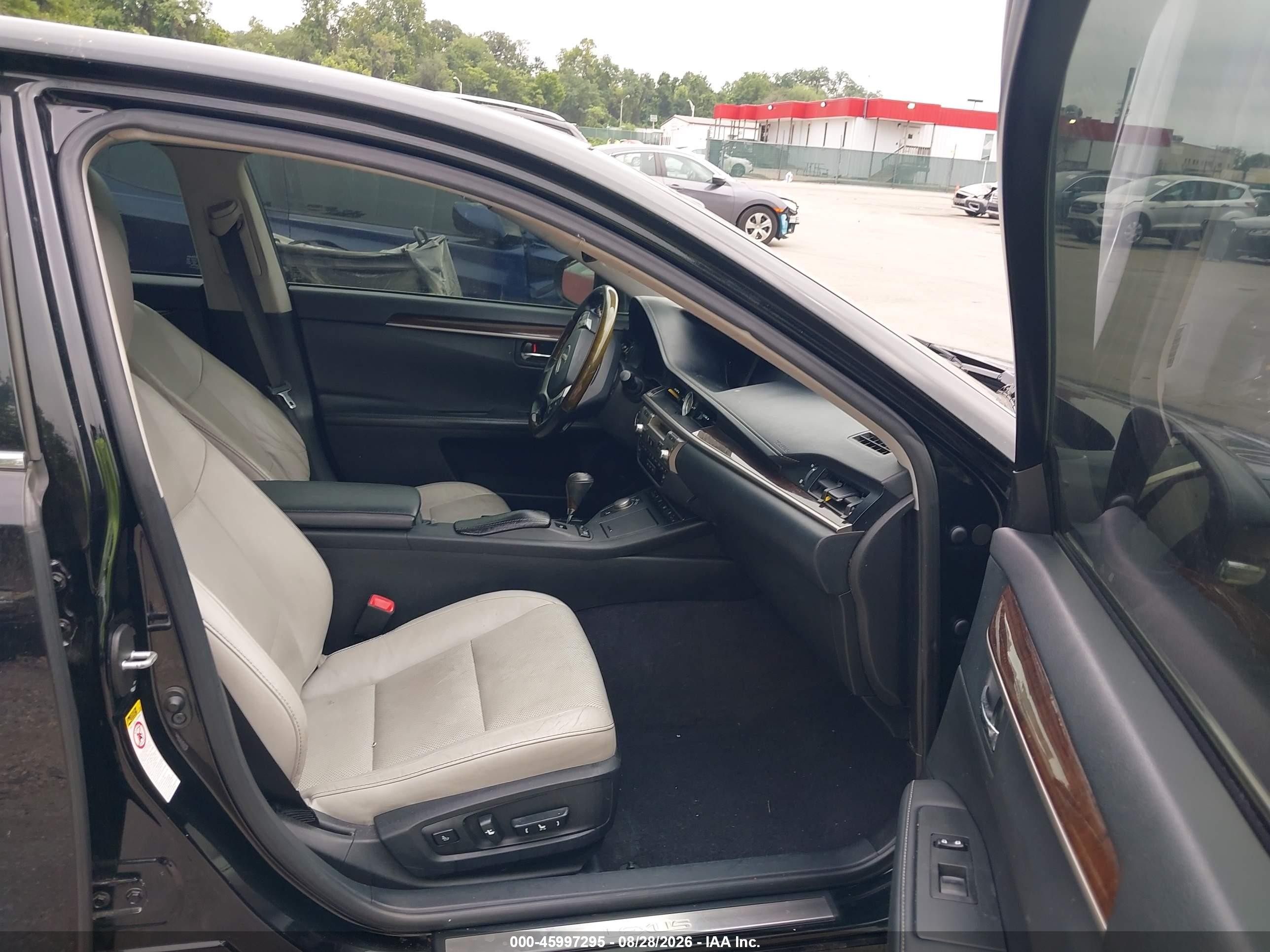 2013 Lexus Es 350   Black vin: JTHBK1GG7D2064282