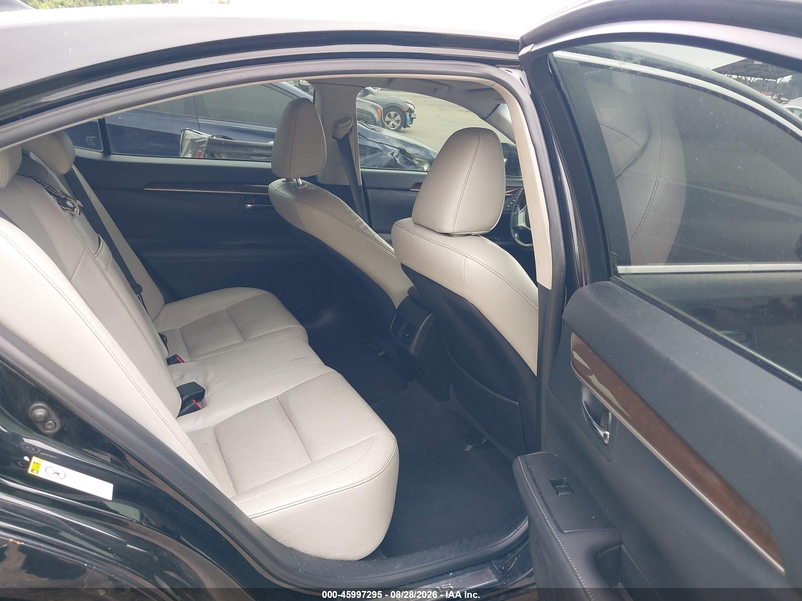 2013 Lexus Es 350   Black vin: JTHBK1GG7D2064282