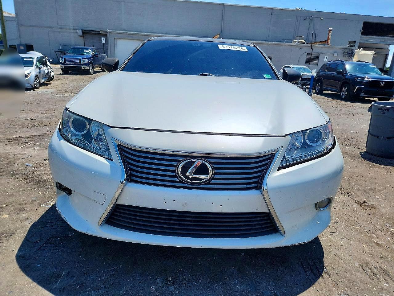 2013 Lexus Es 350 White vin: JTHBK1GG7D2065321