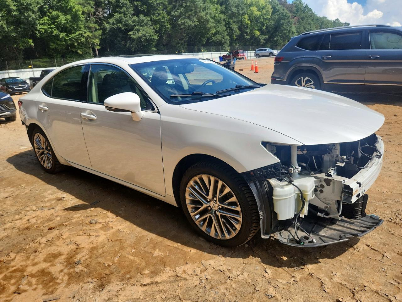 2013 Lexus Es 350 White vin: JTHBK1GG7D2072270