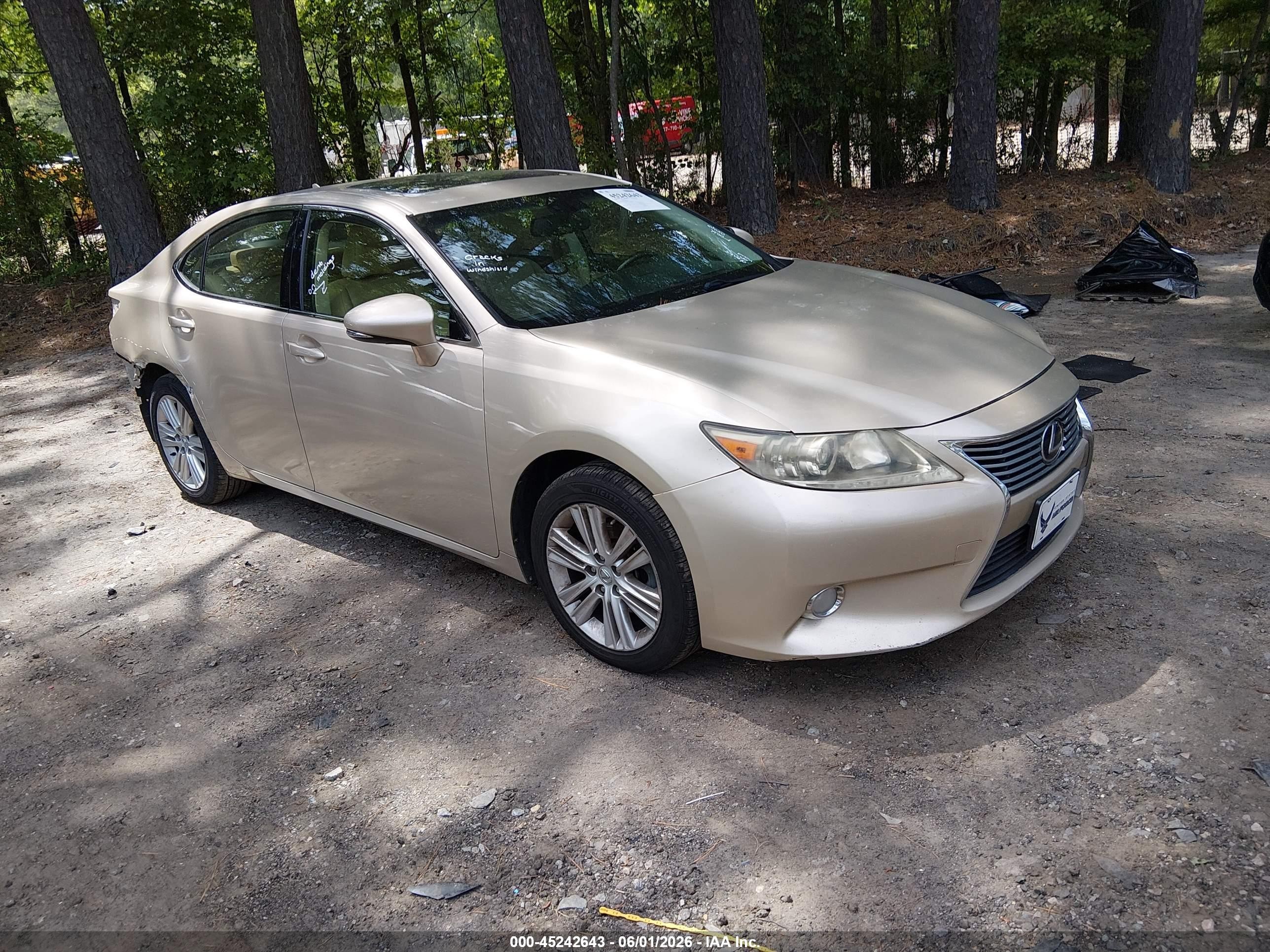 2013 Lexus Es 350 Gold vin: JTHBK1GG7D2074925