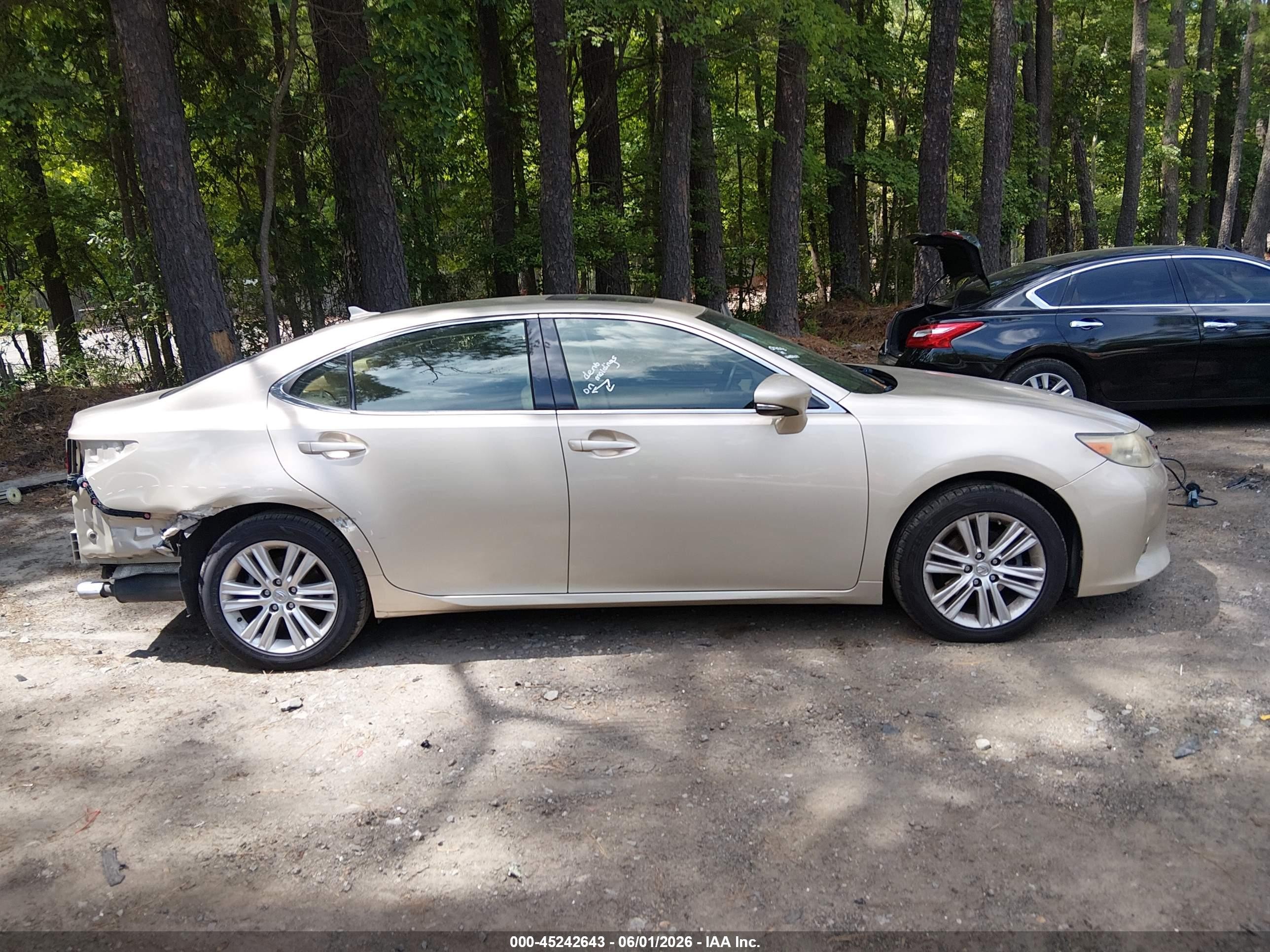 2013 Lexus Es 350 Gold vin: JTHBK1GG7D2074925