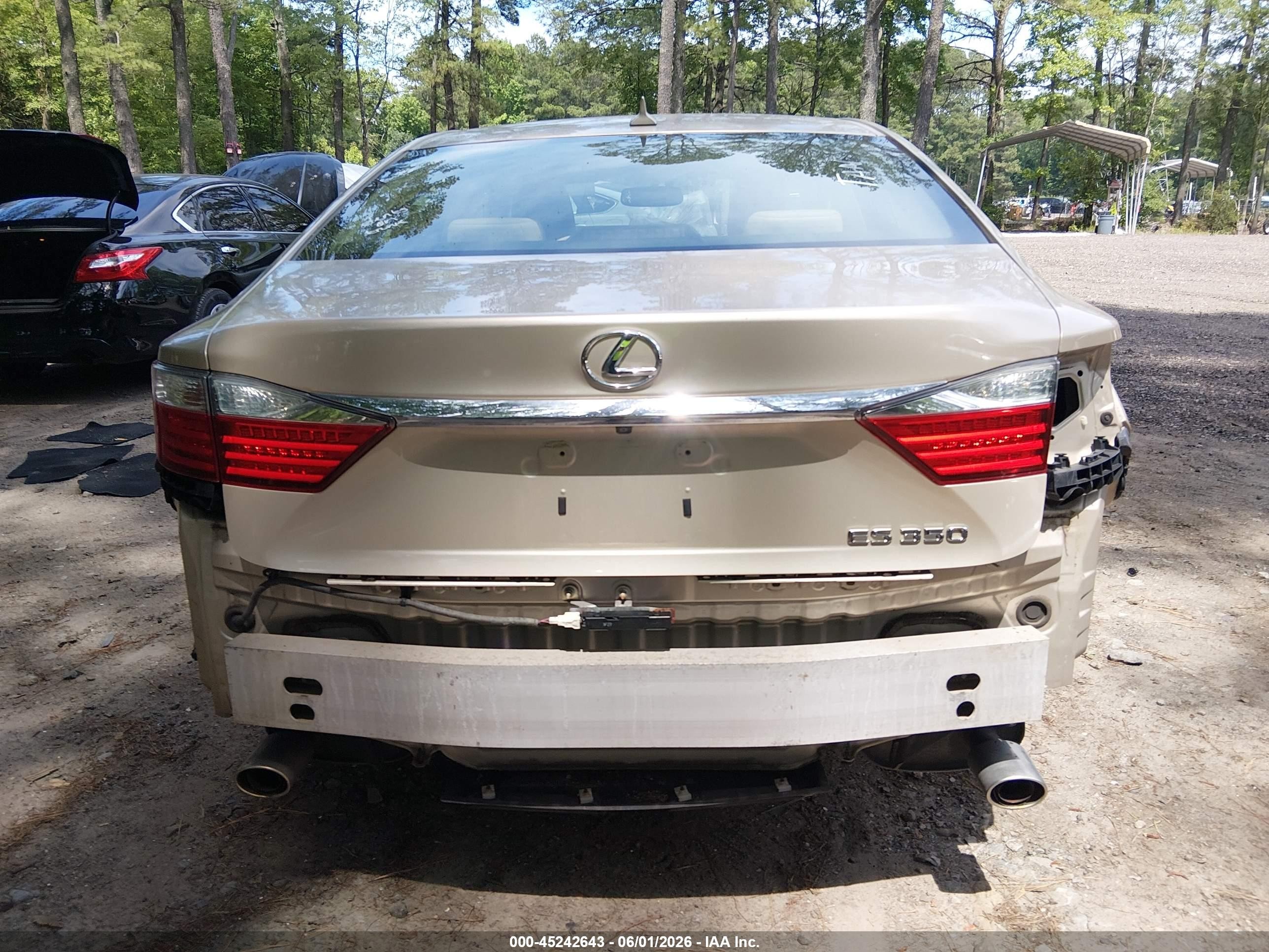 2013 Lexus Es 350 Gold vin: JTHBK1GG7D2074925