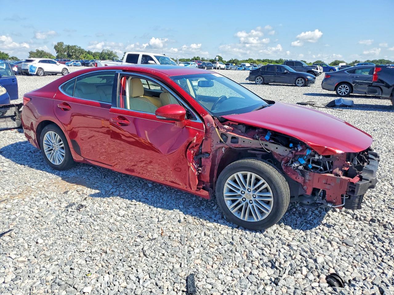 2014 Lexus Es 350 Red vin: JTHBK1GG7E2085716