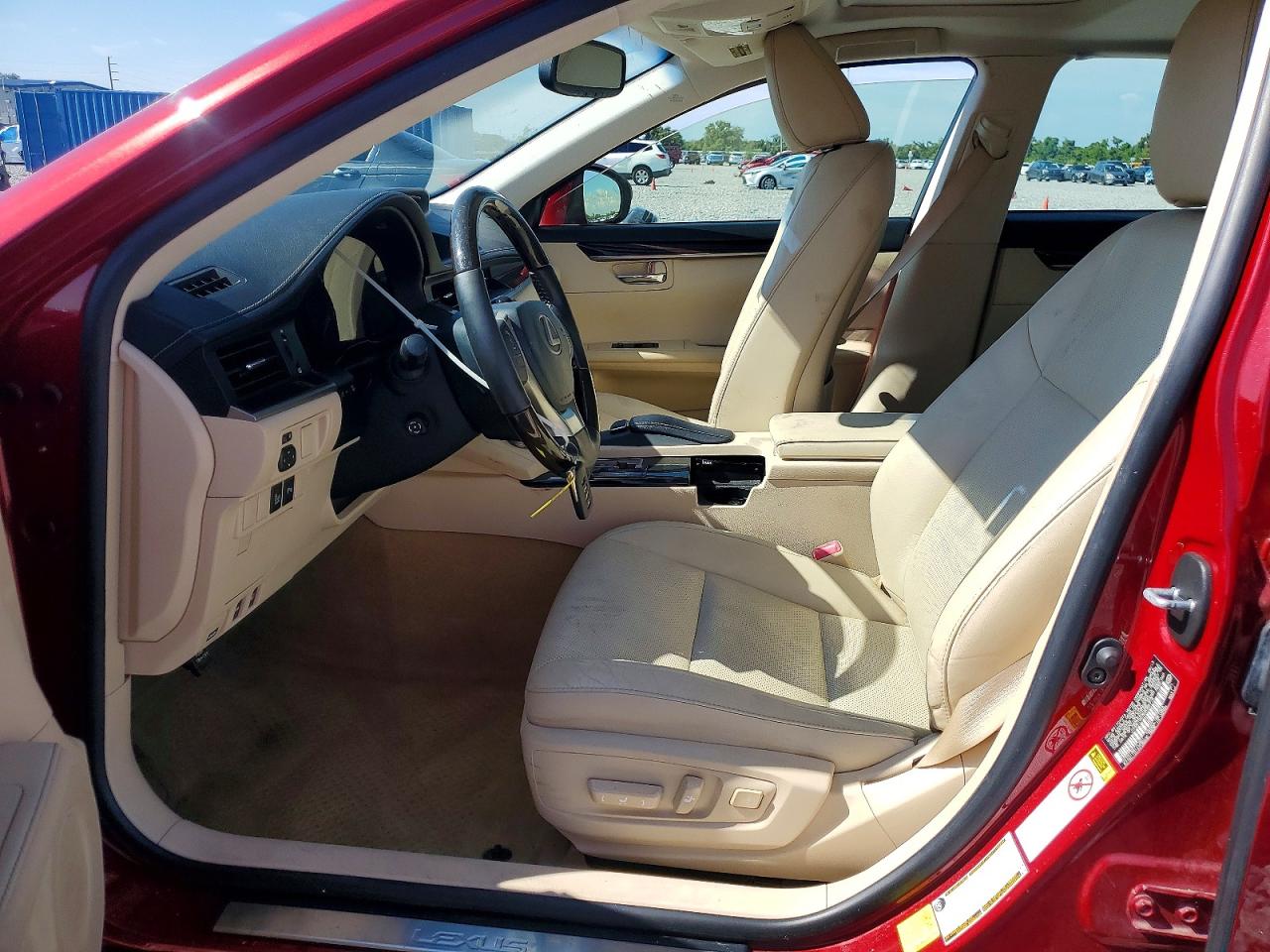 2014 Lexus Es 350 Red vin: JTHBK1GG7E2085716