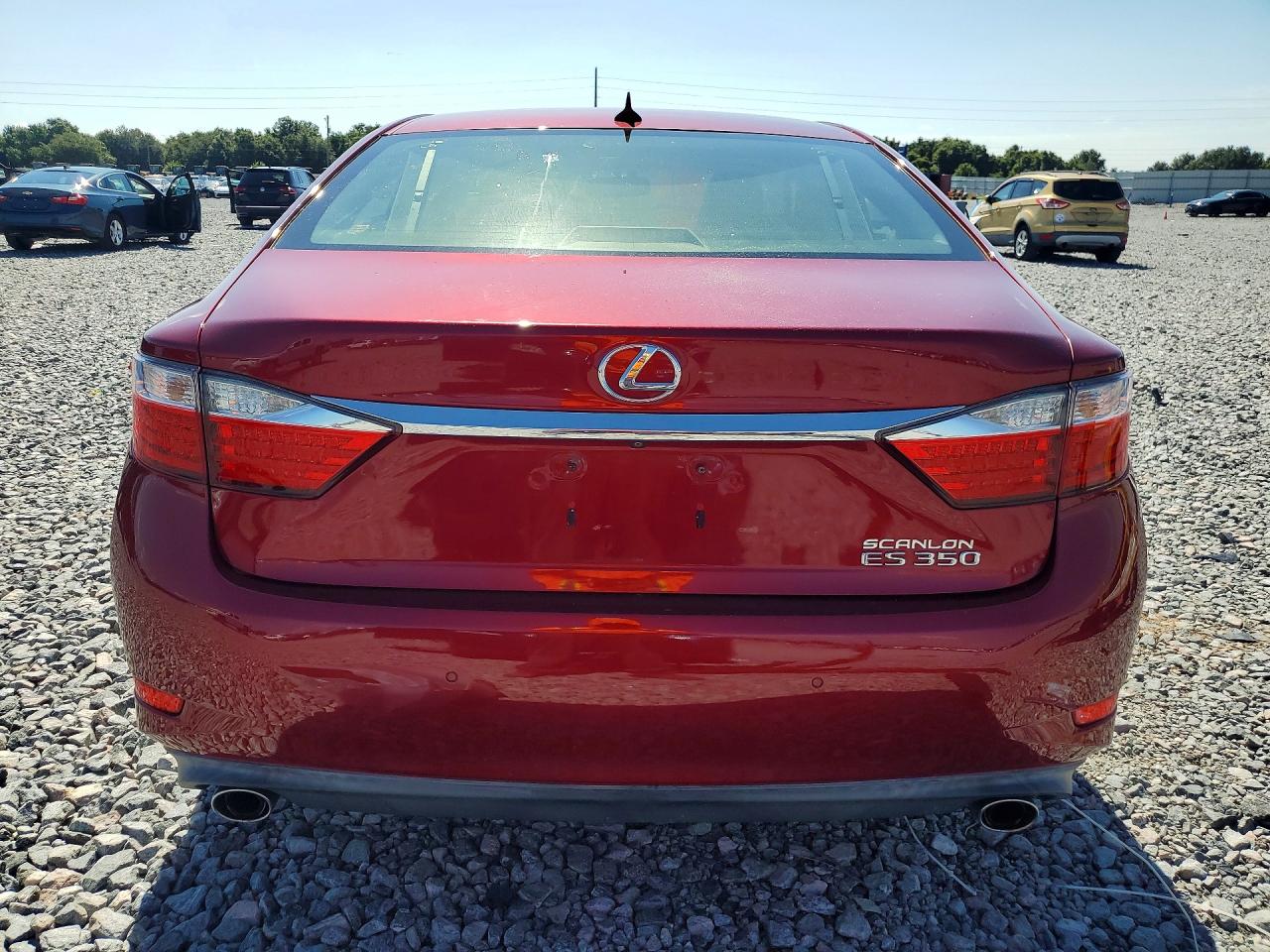 2014 Lexus Es 350 Red vin: JTHBK1GG7E2085716
