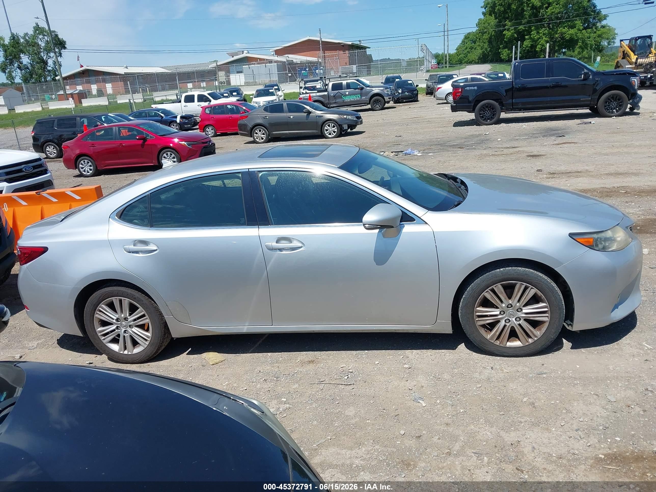 2014 Lexus Es 350   Silver vin: JTHBK1GG7E2086235