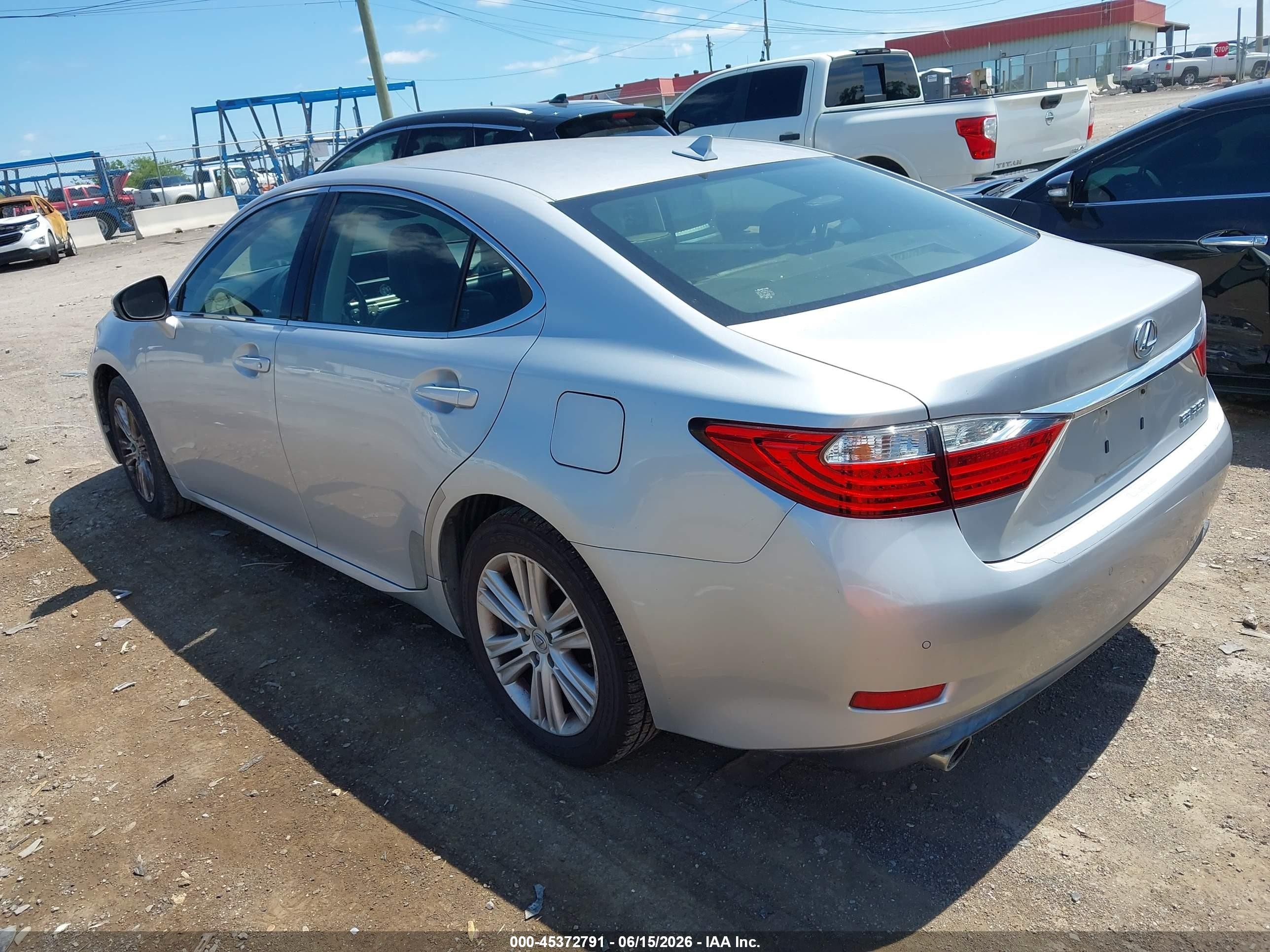 2014 Lexus Es 350   Silver vin: JTHBK1GG7E2086235
