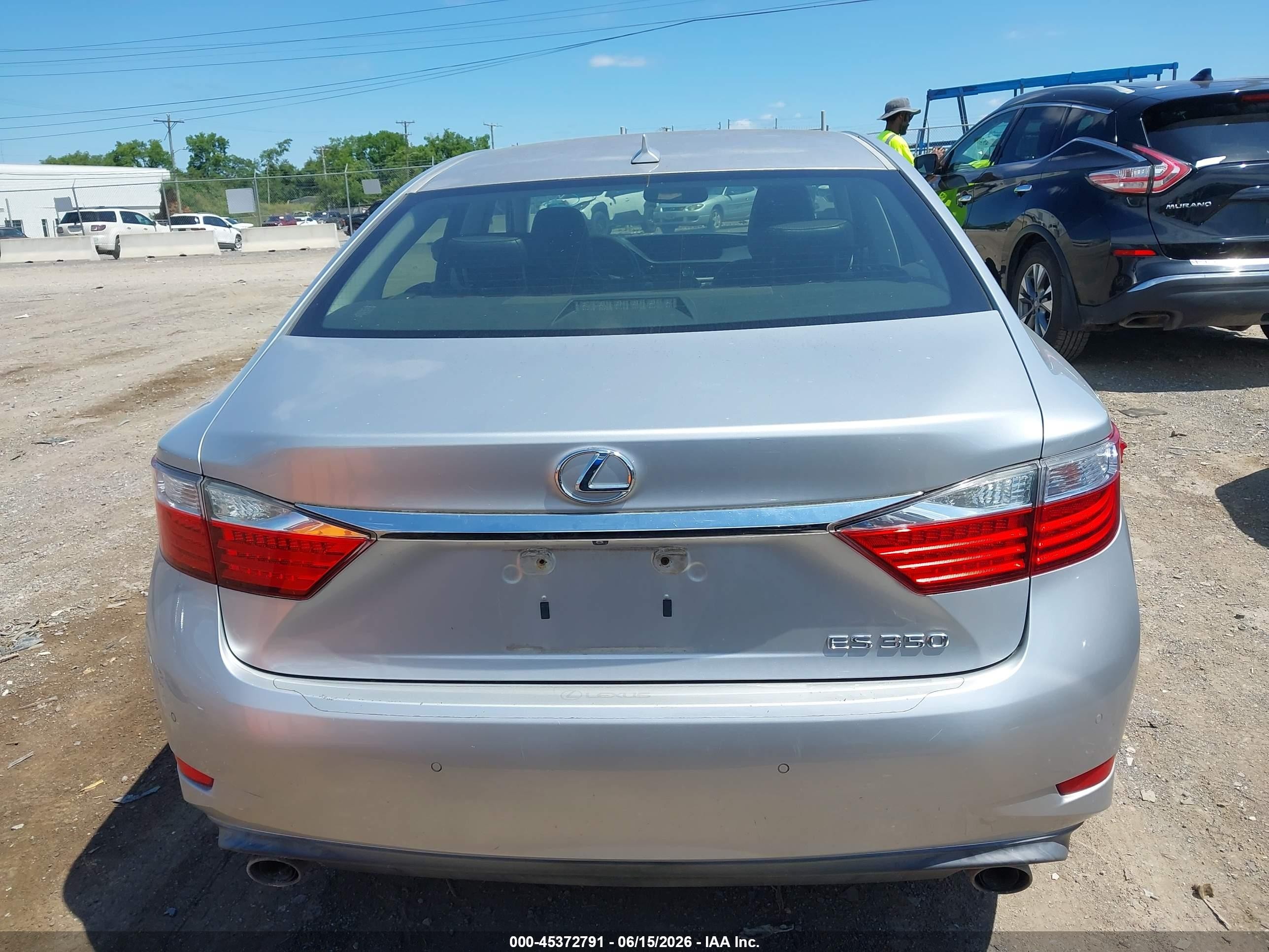 2014 Lexus Es 350   Silver vin: JTHBK1GG7E2086235