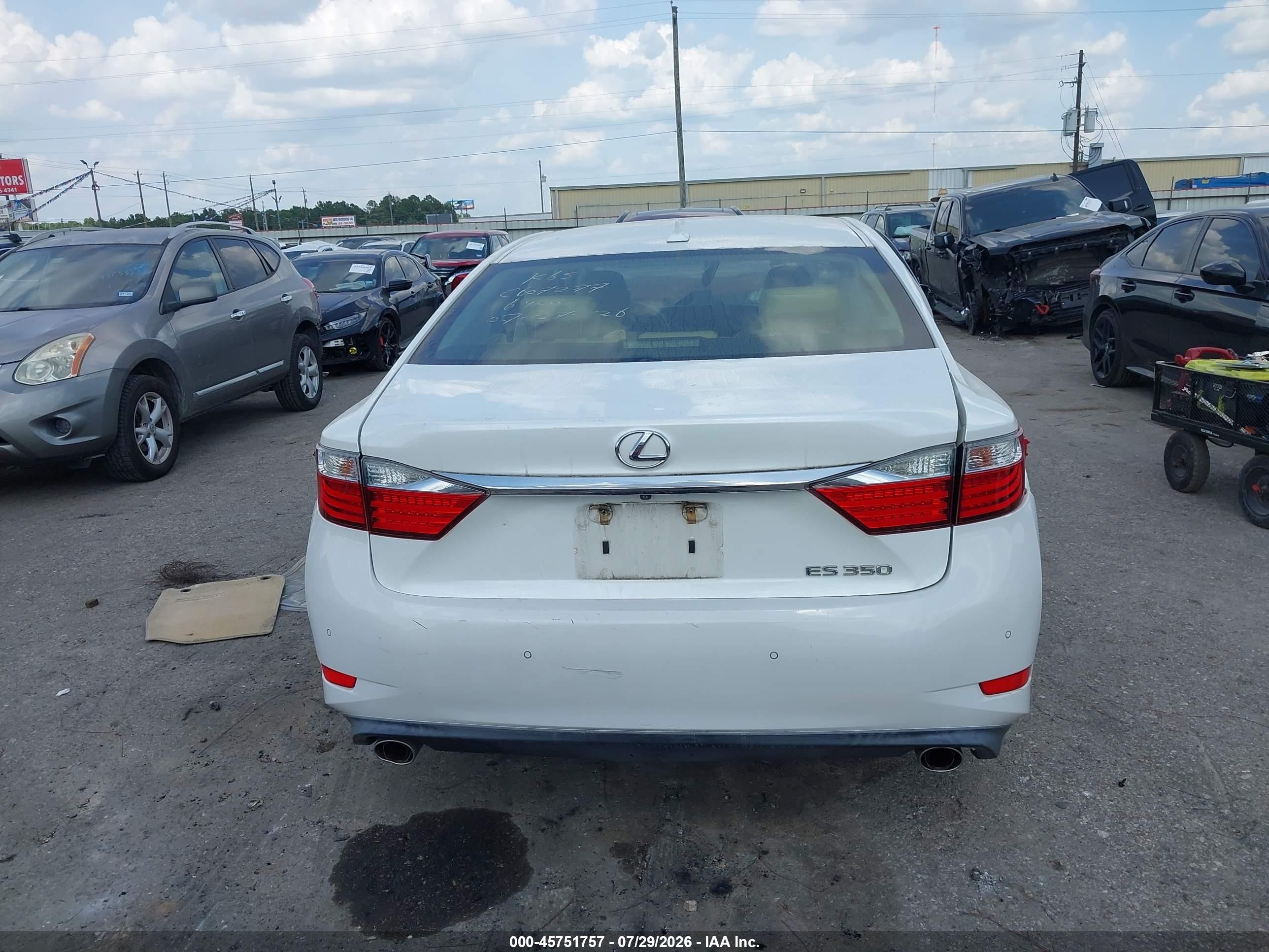 2014 Lexus Es 350 Белый vin: JTHBK1GG7E2086400
