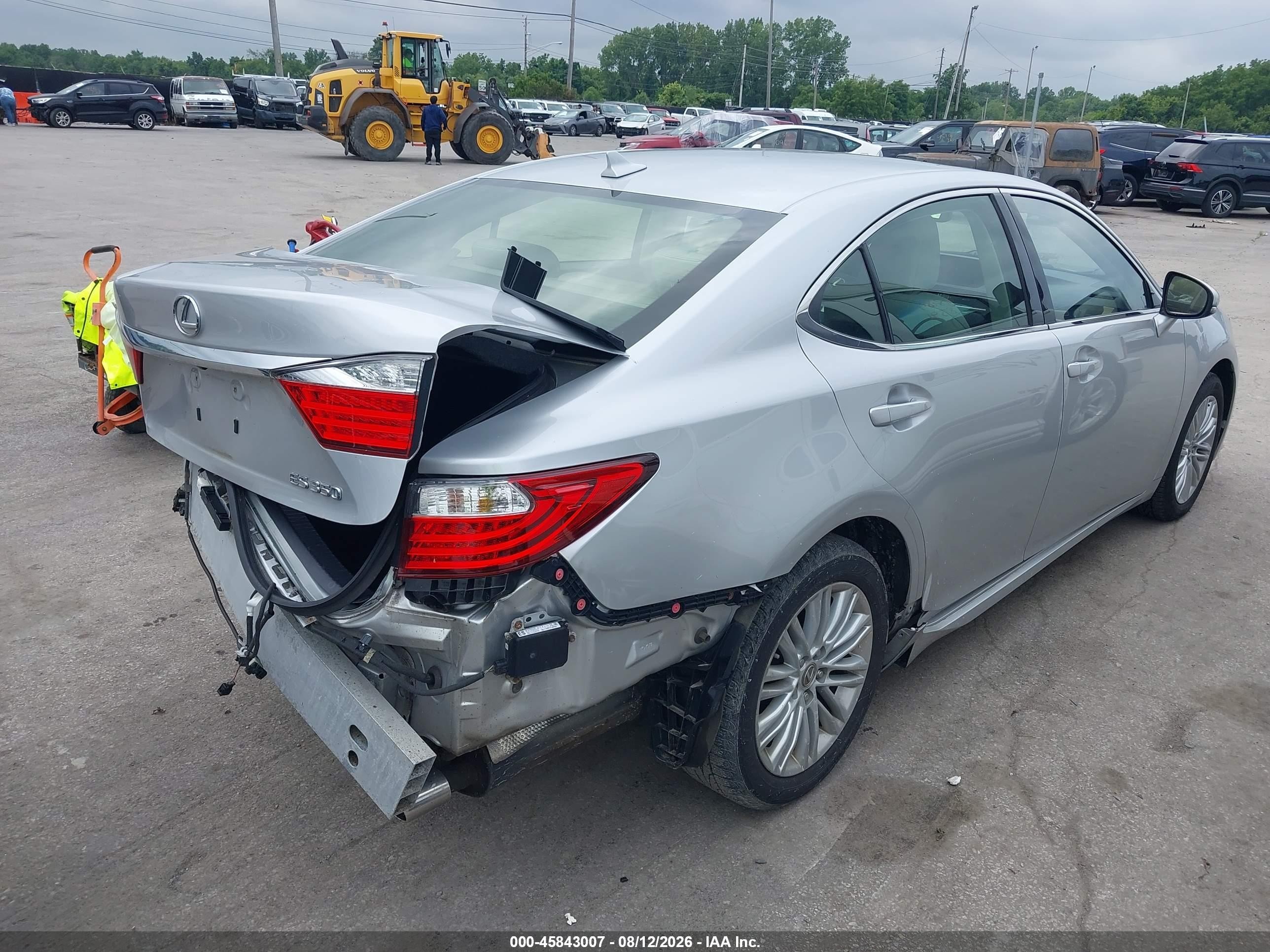 2014 Lexus Es 350   Silver vin: JTHBK1GG7E2090723