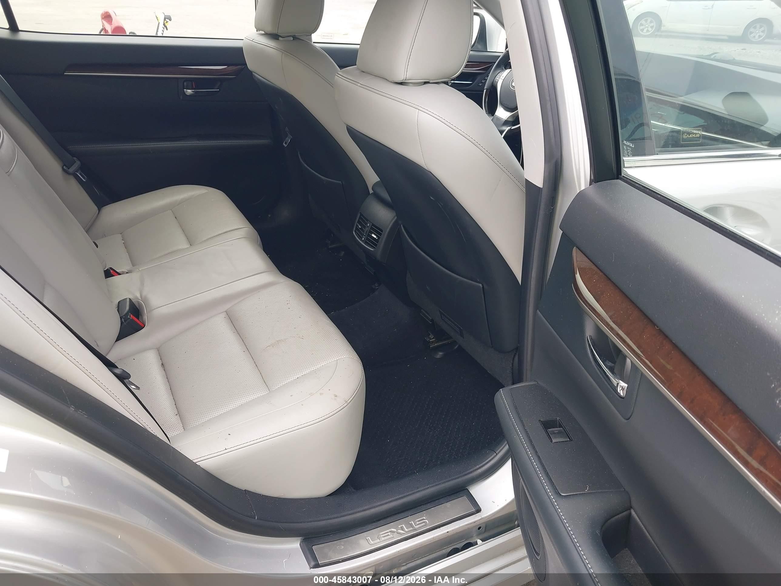 2014 Lexus Es 350   Silver vin: JTHBK1GG7E2090723