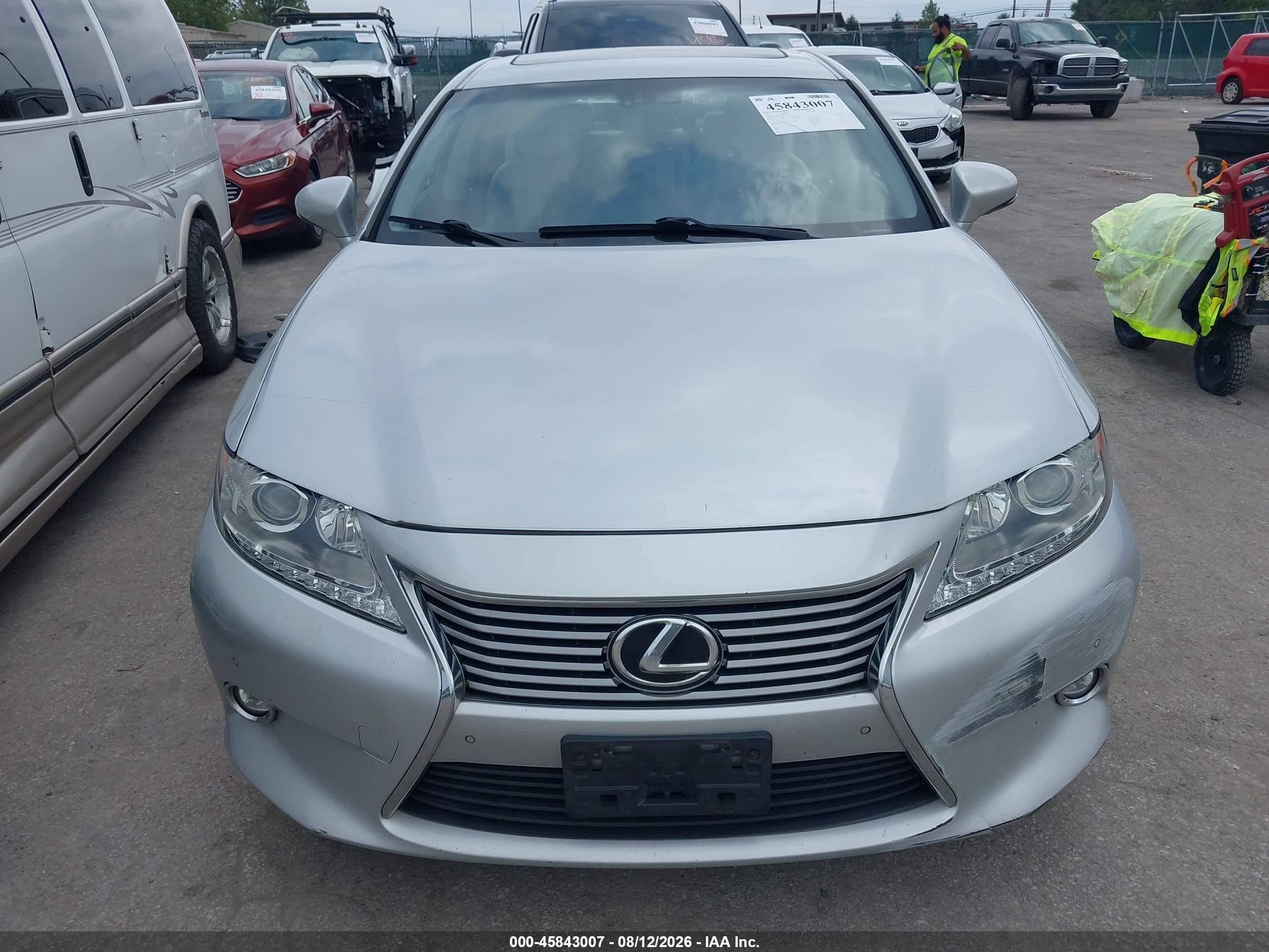 2014 Lexus Es 350   Silver vin: JTHBK1GG7E2090723