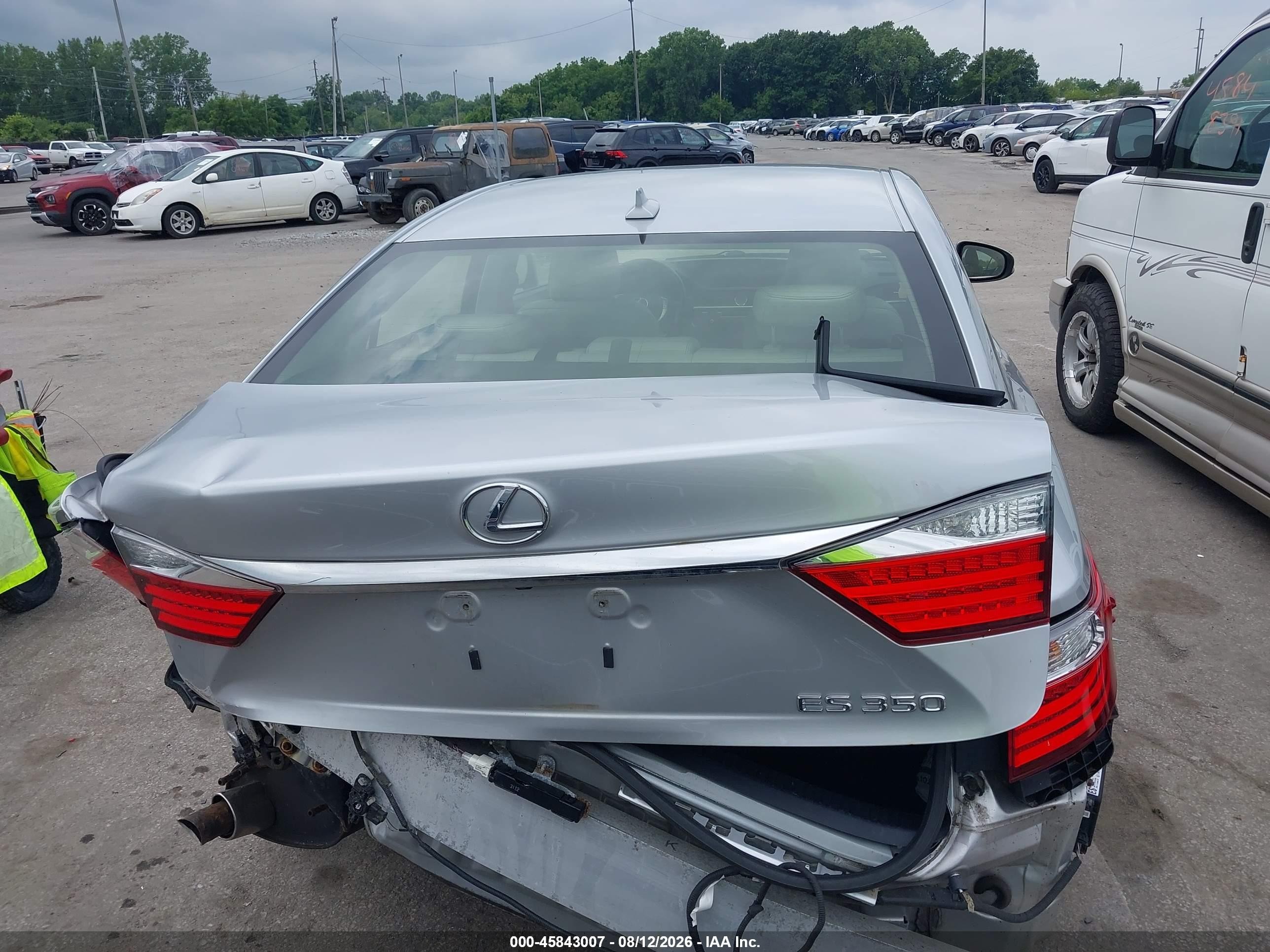 2014 Lexus Es 350   Silver vin: JTHBK1GG7E2090723