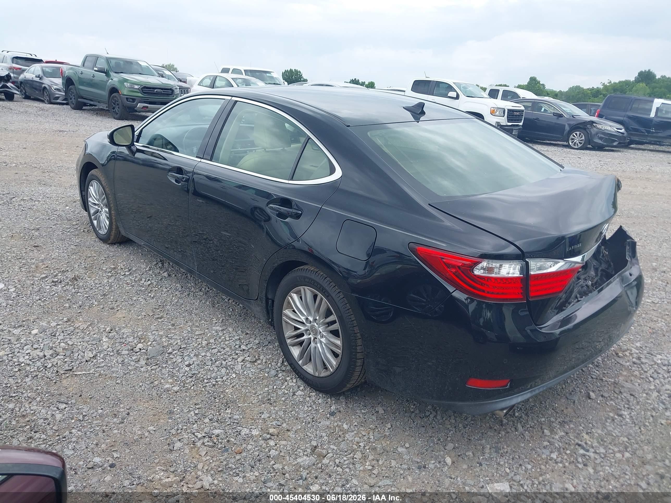 2014 Lexus Es 350 Black vin: JTHBK1GG7E2100442