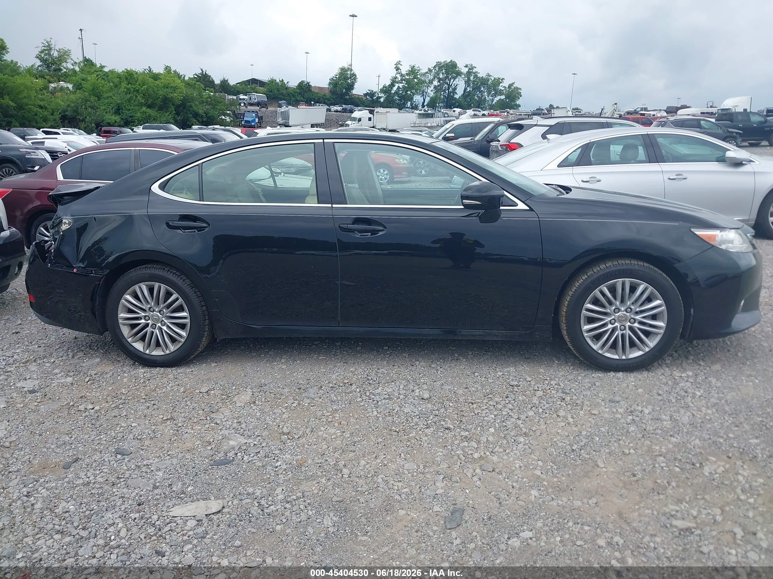 2014 Lexus Es 350 Black vin: JTHBK1GG7E2100442