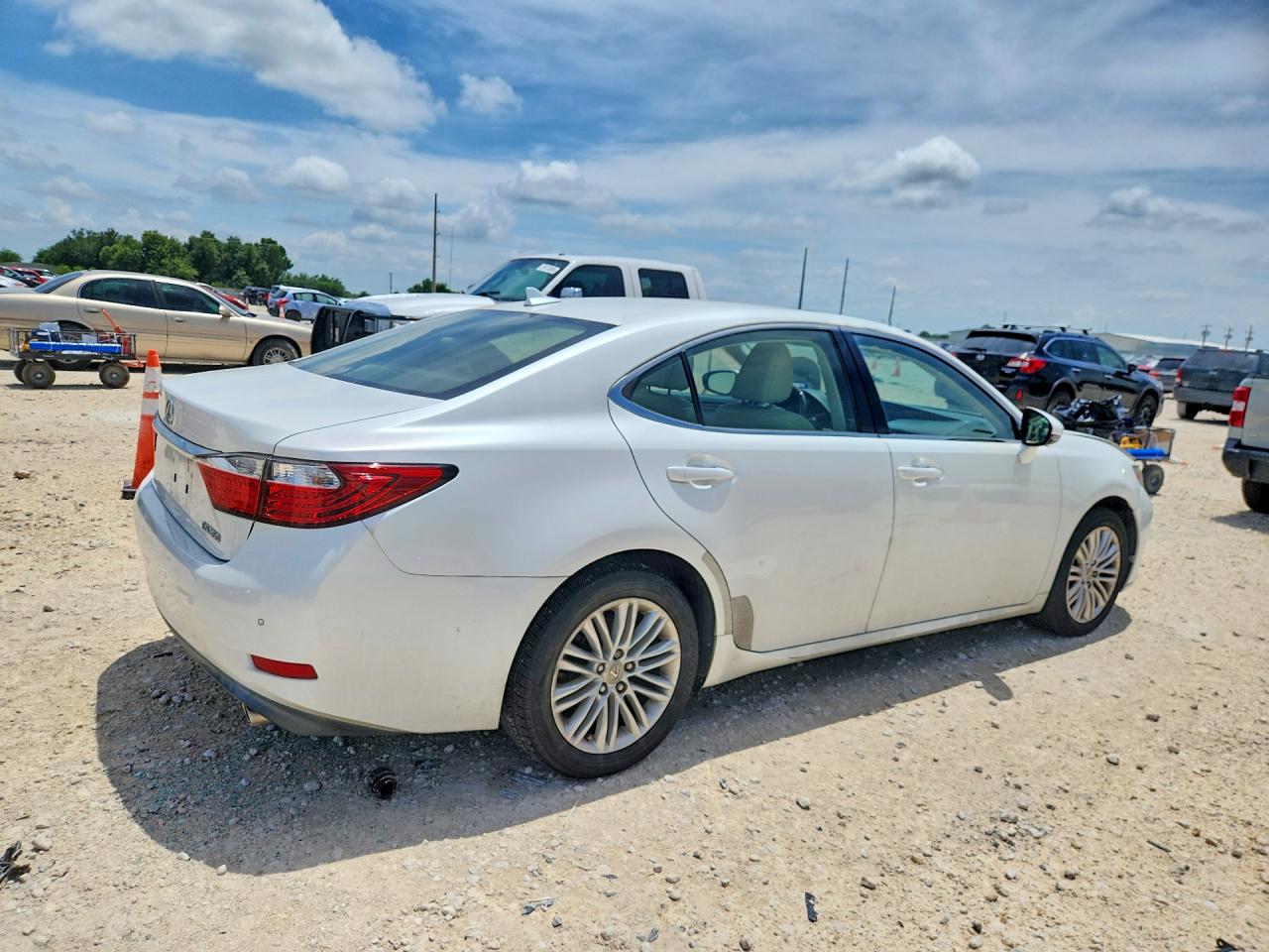 2014 Lexus Es 350 Белый vin: JTHBK1GG7E2103678