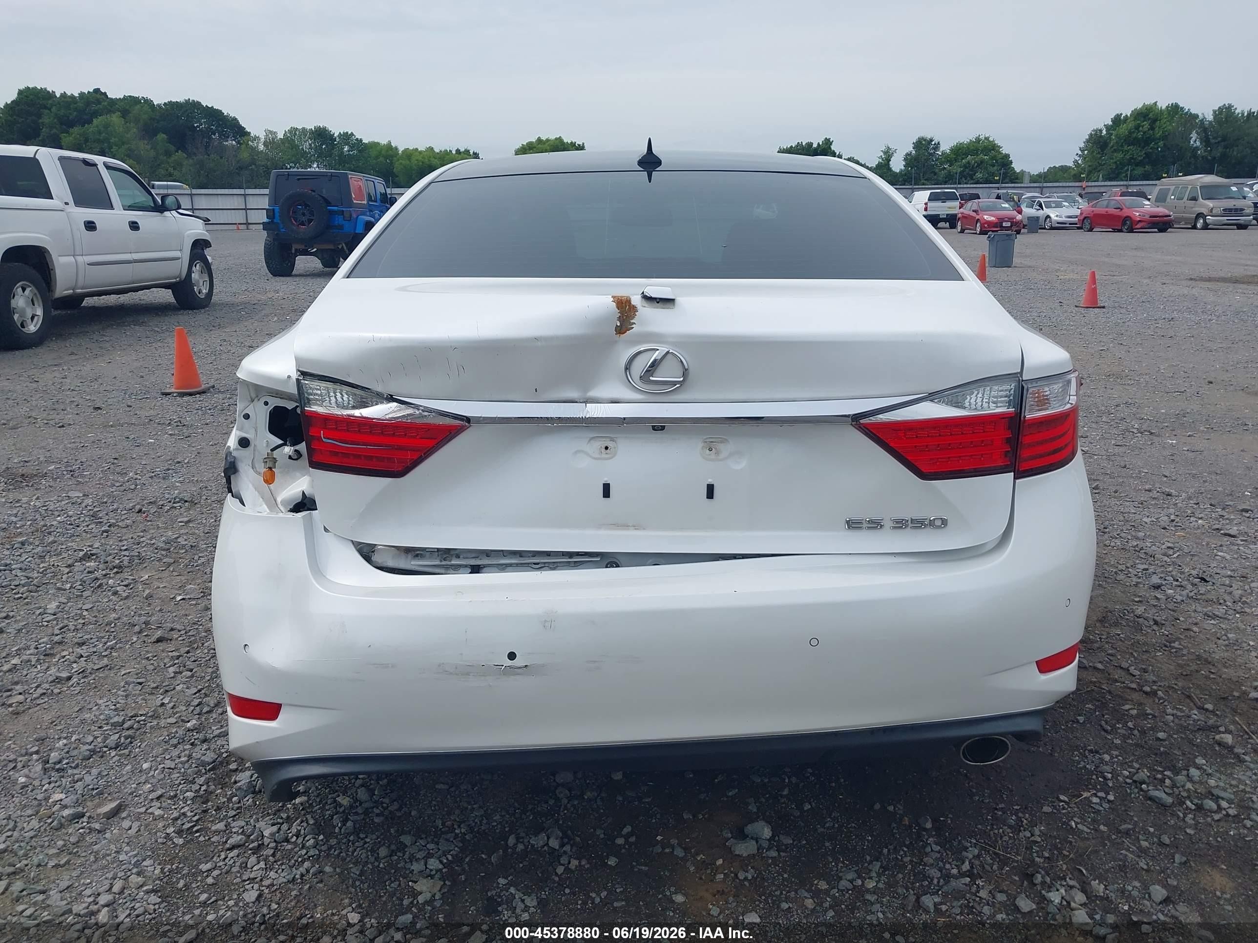 2014 Lexus Es 350   White vin: JTHBK1GG7E2116513