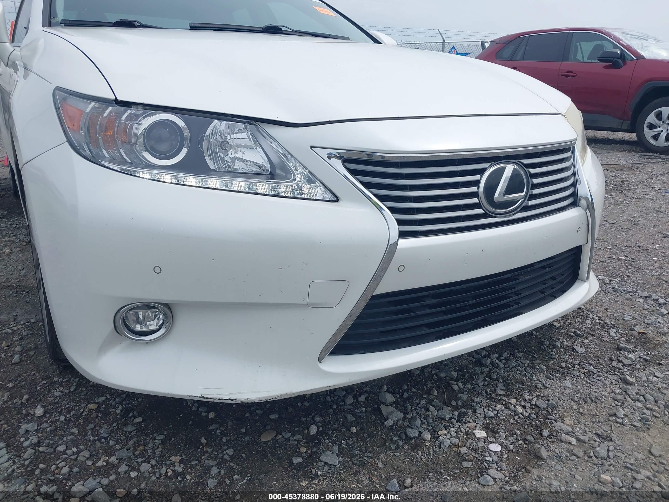 2014 Lexus Es 350   White vin: JTHBK1GG7E2116513