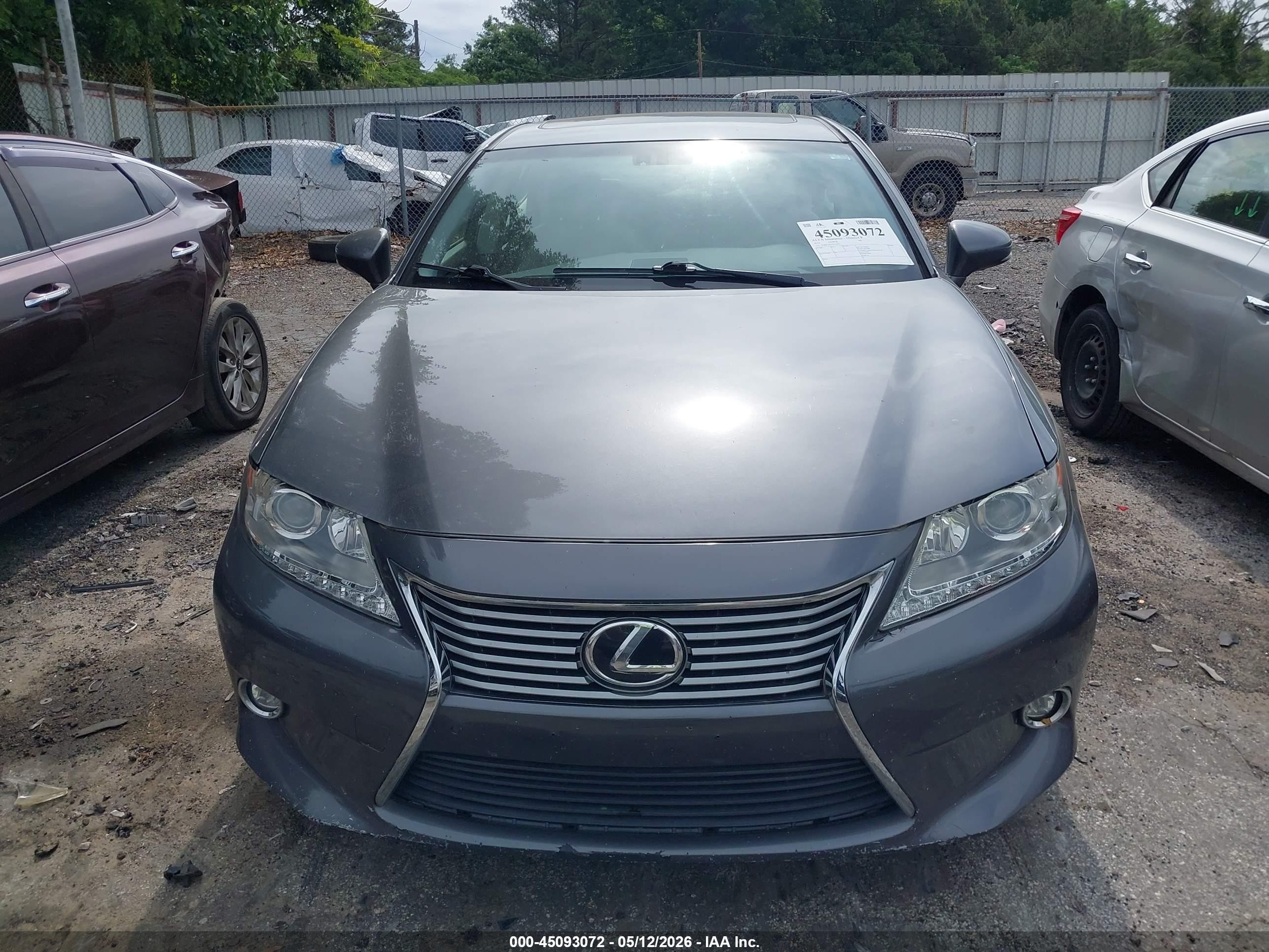 2014 Lexus Es 350 Gray vin: JTHBK1GG7E2116723