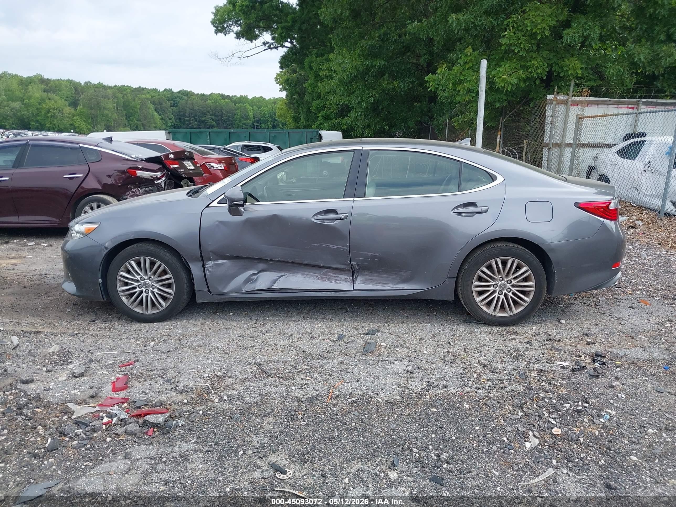 2014 Lexus Es 350 Gray vin: JTHBK1GG7E2116723