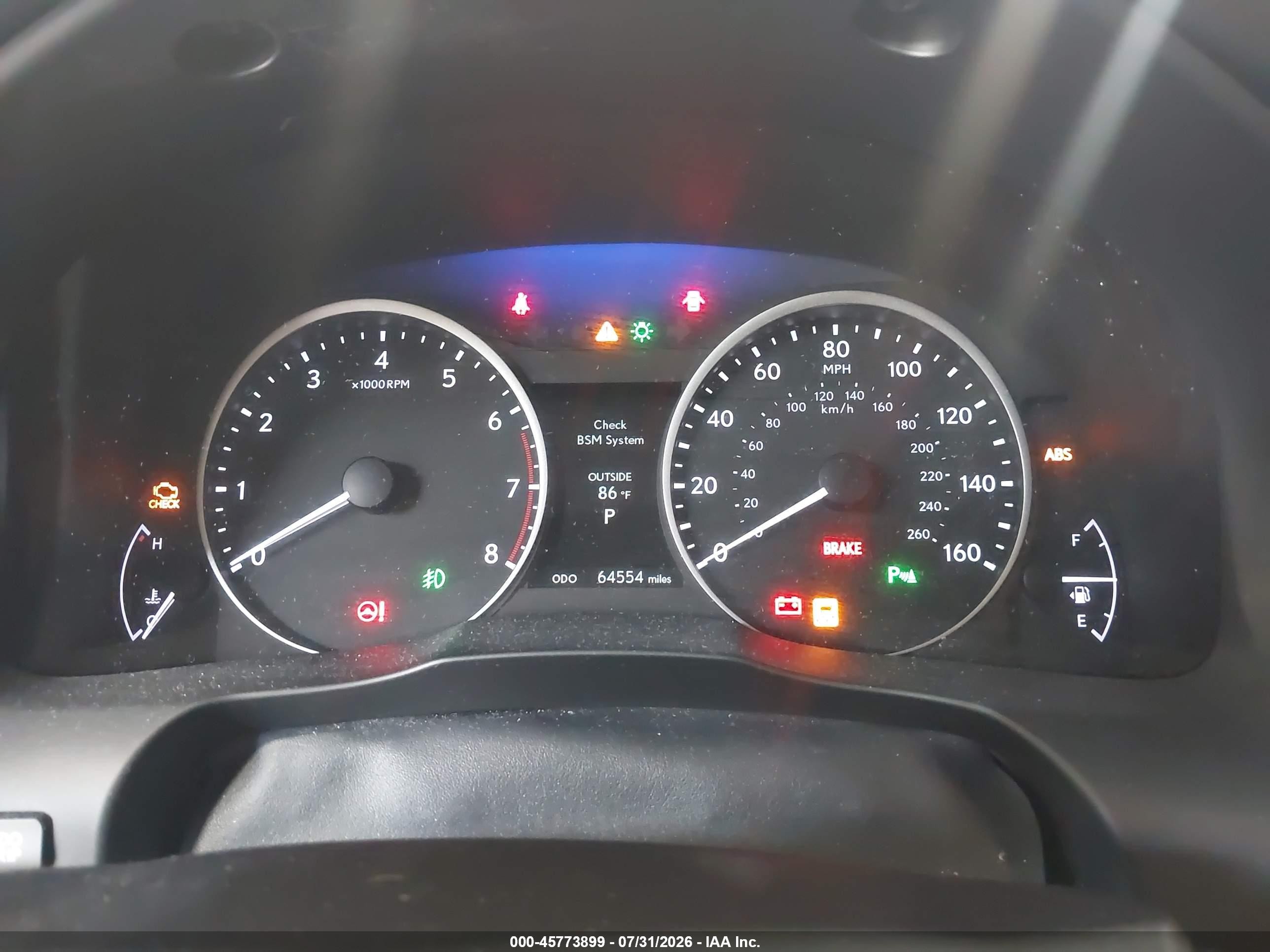 2015 Lexus Es 350   Белый vin: JTHBK1GG7F2153871