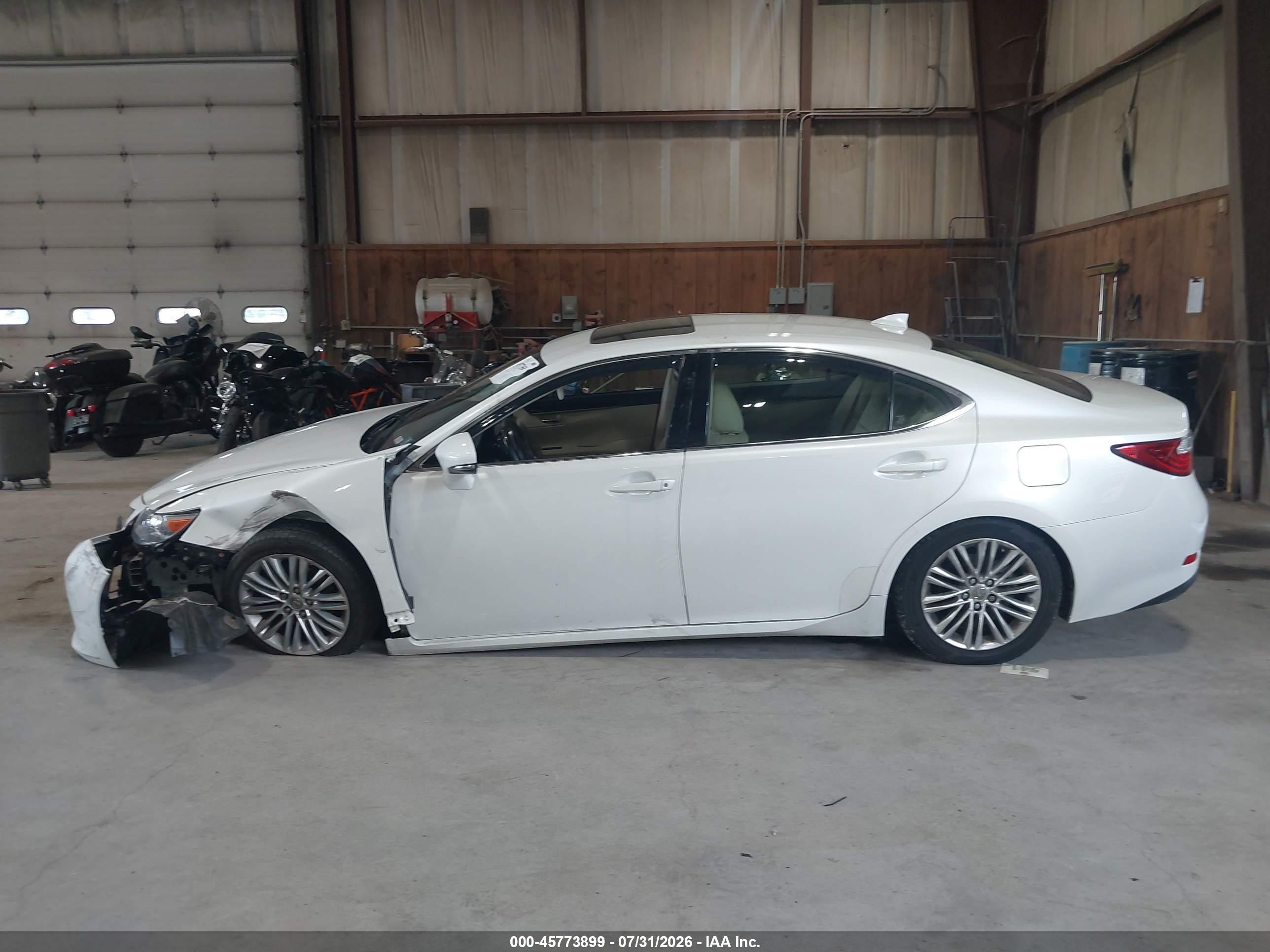 2015 Lexus Es 350   Белый vin: JTHBK1GG7F2153871