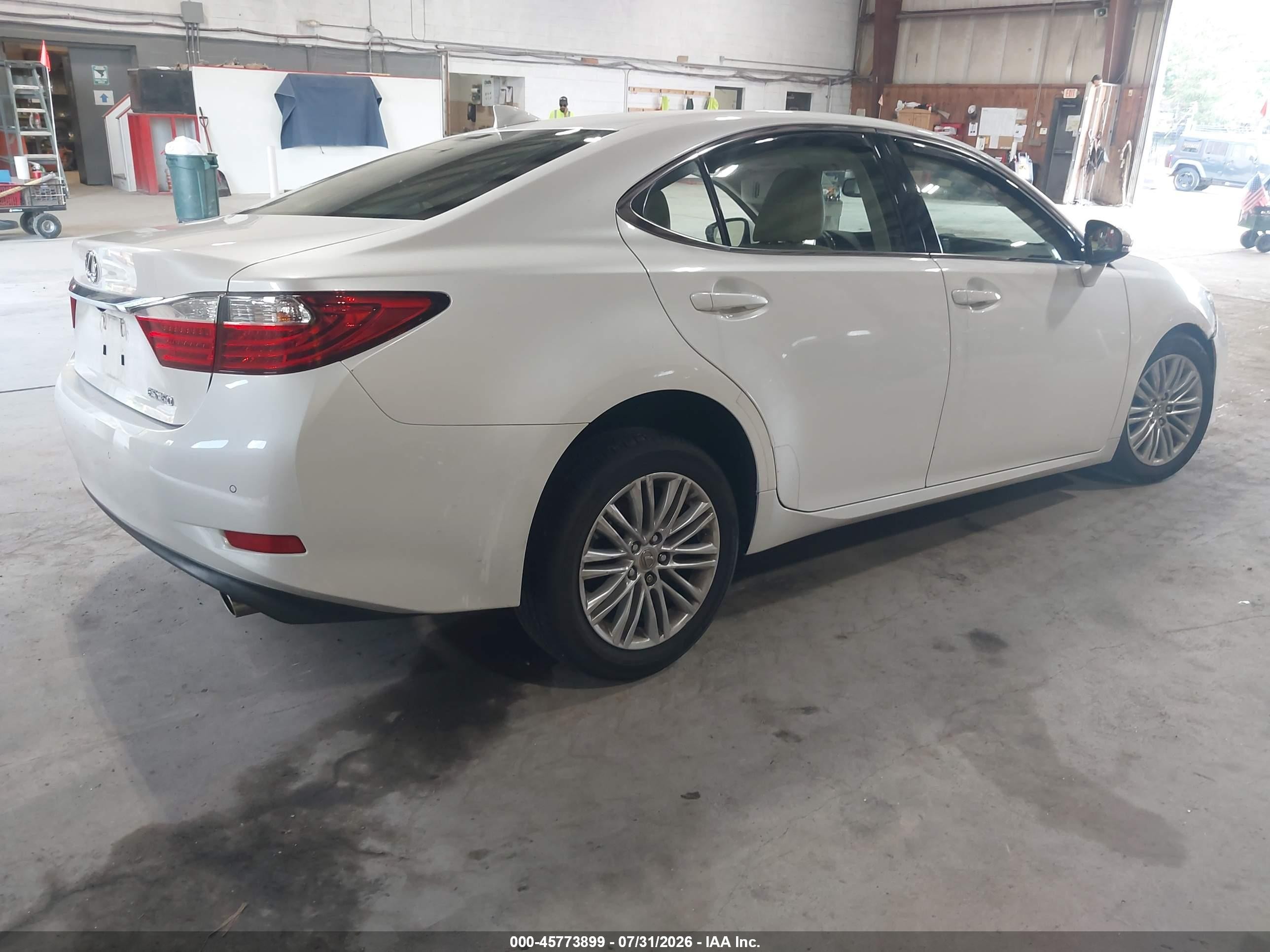 2015 Lexus Es 350   Белый vin: JTHBK1GG7F2153871