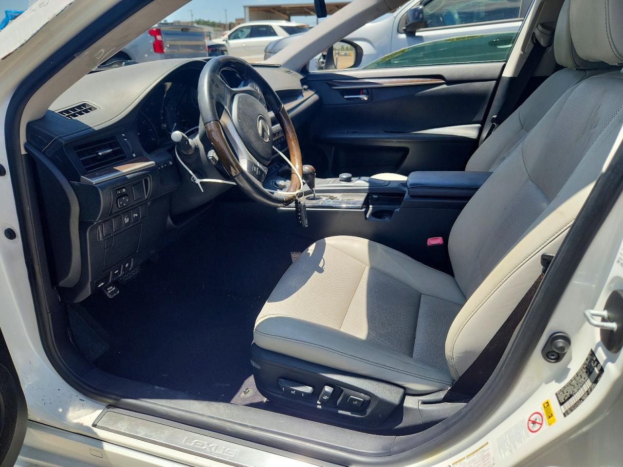 2015 Lexus Es 350 White vin: JTHBK1GG7F2154969