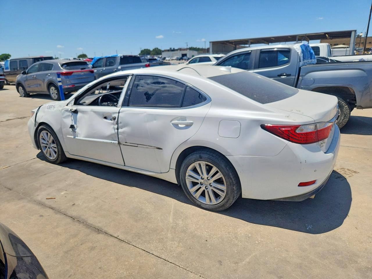 2015 Lexus Es 350 White vin: JTHBK1GG7F2154969