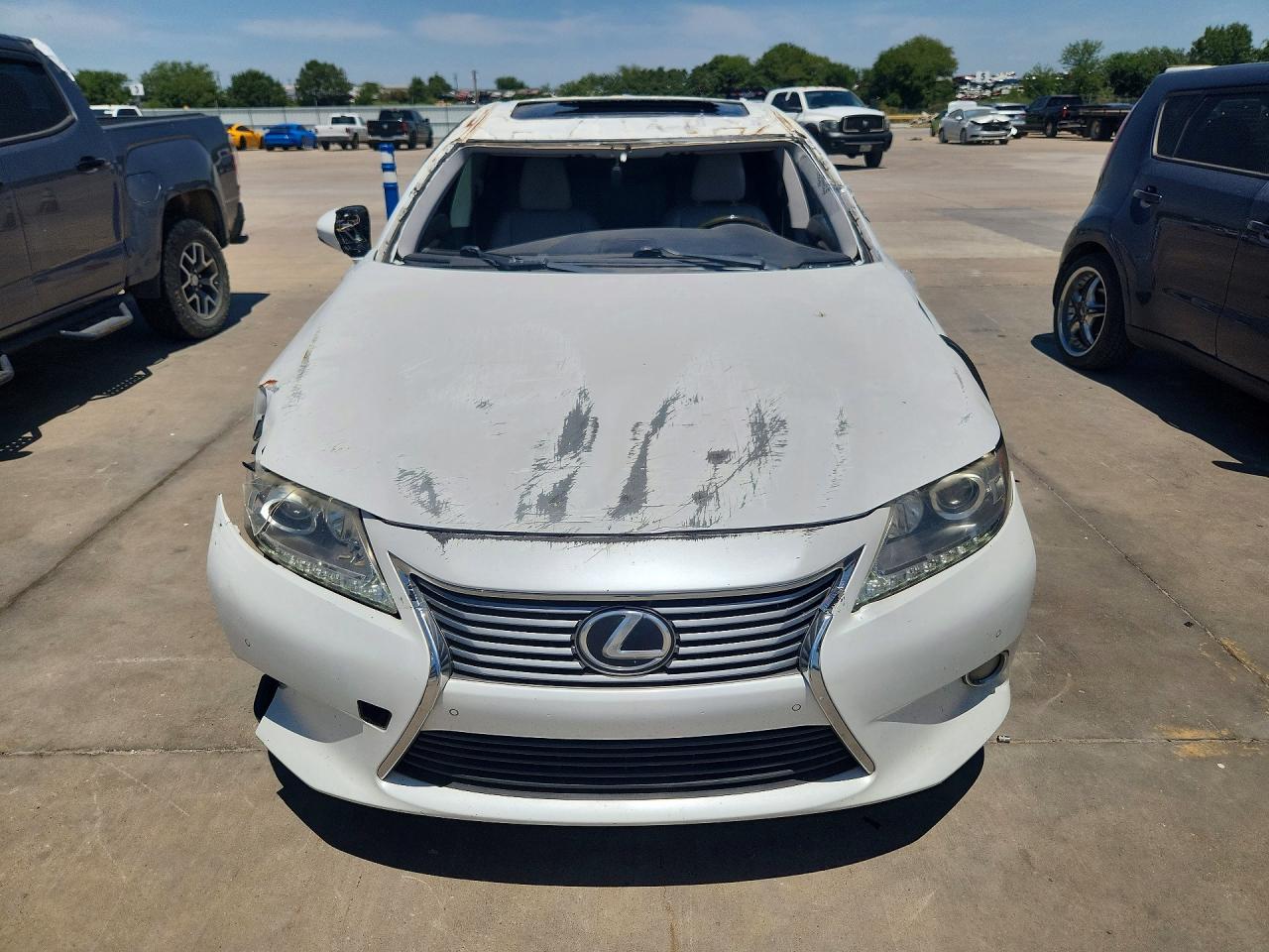 2015 Lexus Es 350 White vin: JTHBK1GG7F2154969