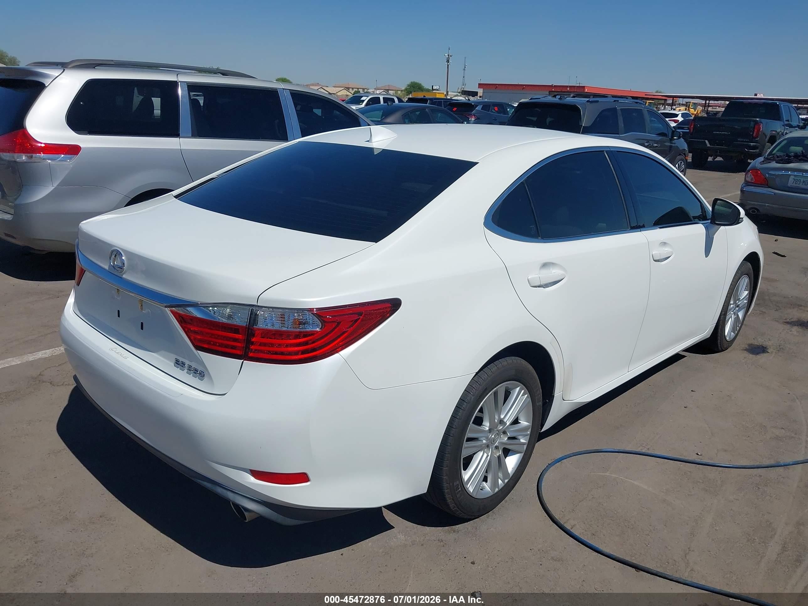2015 Lexus Es 350 White vin: JTHBK1GG7F2165194