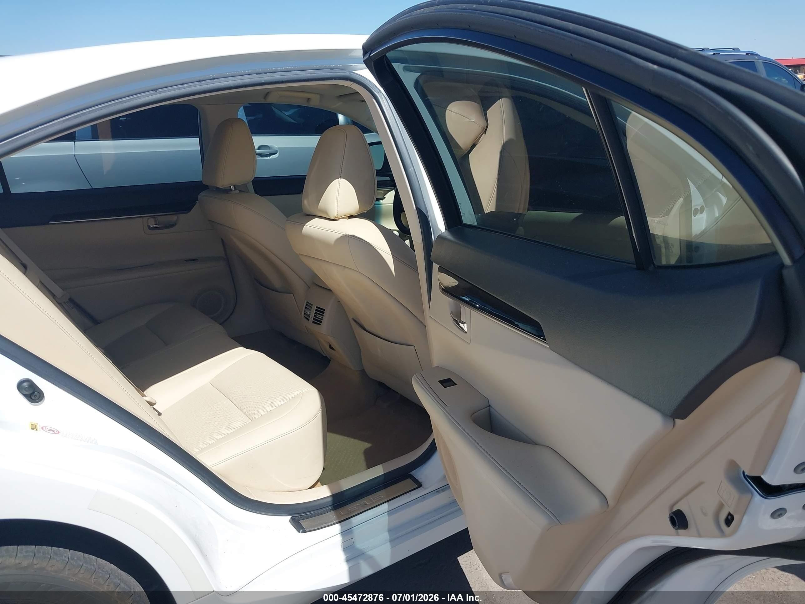2015 Lexus Es 350 White vin: JTHBK1GG7F2165194