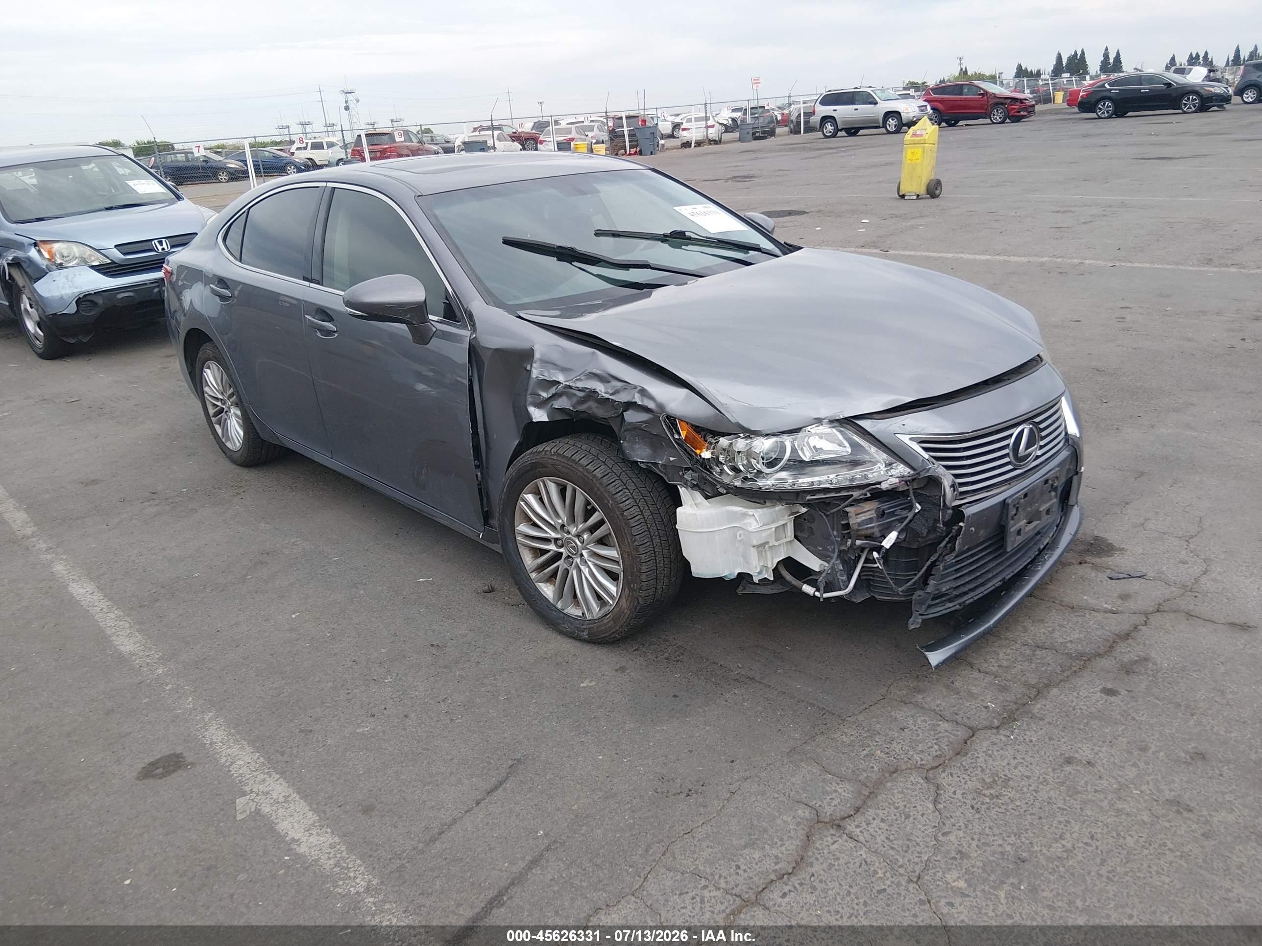 2015 Lexus Es 350   Gray vin: JTHBK1GG7F2171982