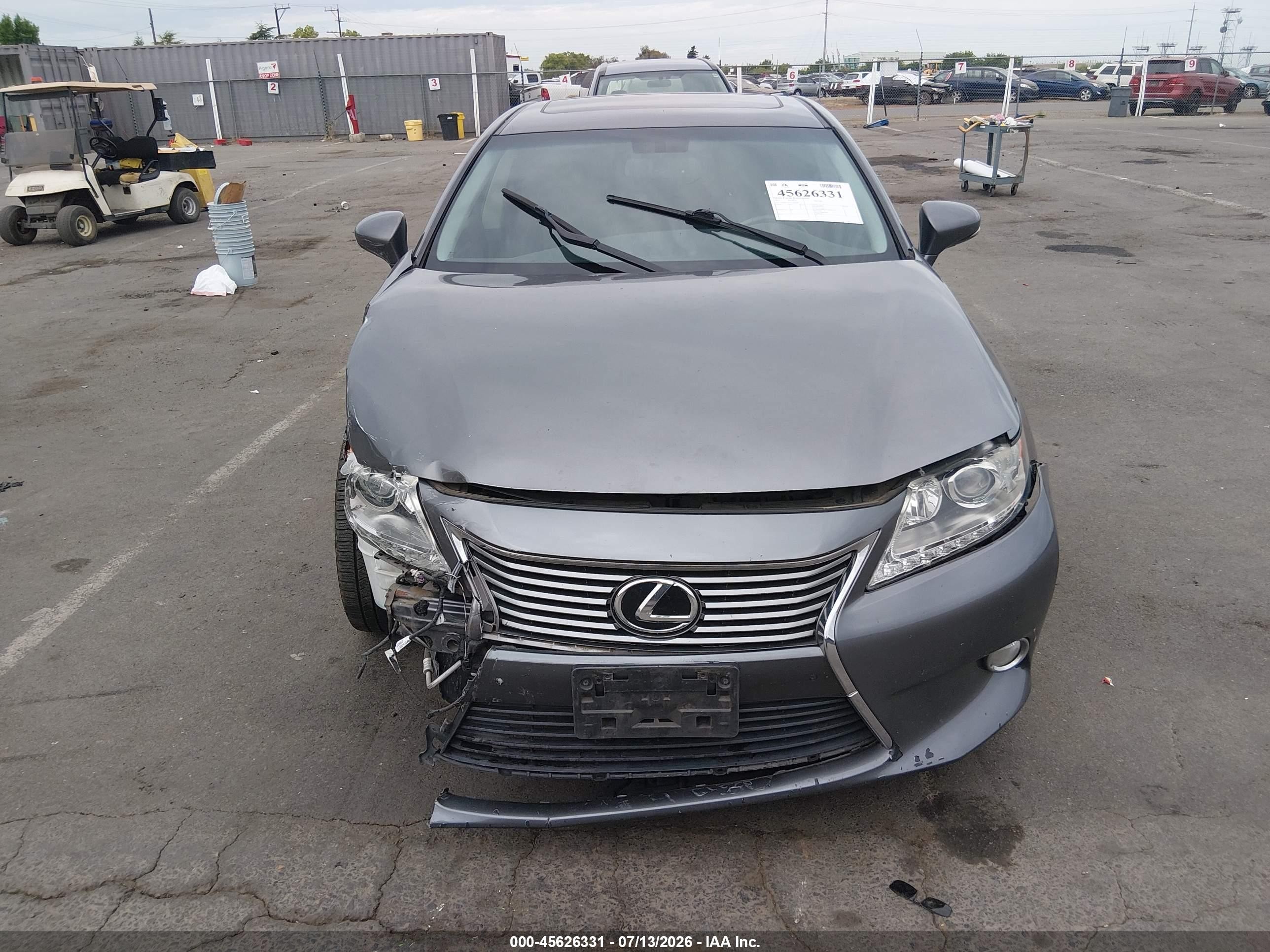 2015 Lexus Es 350   Gray vin: JTHBK1GG7F2171982