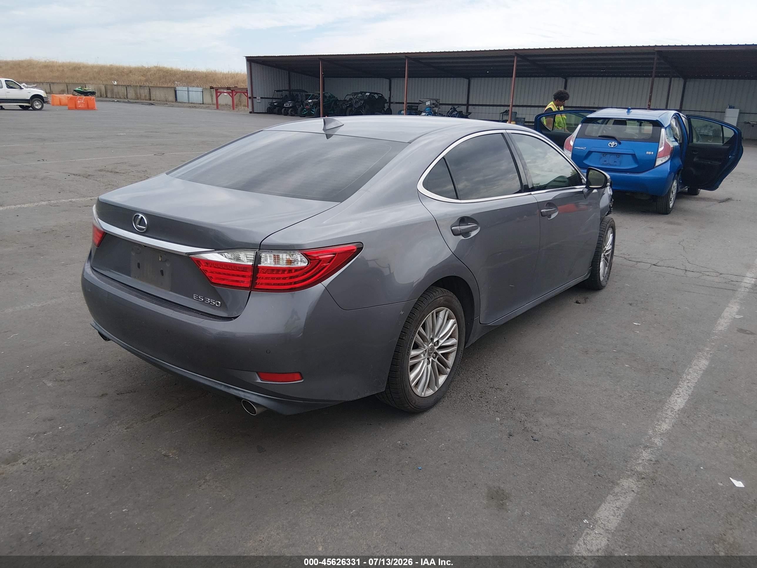 2015 Lexus Es 350   Gray vin: JTHBK1GG7F2171982
