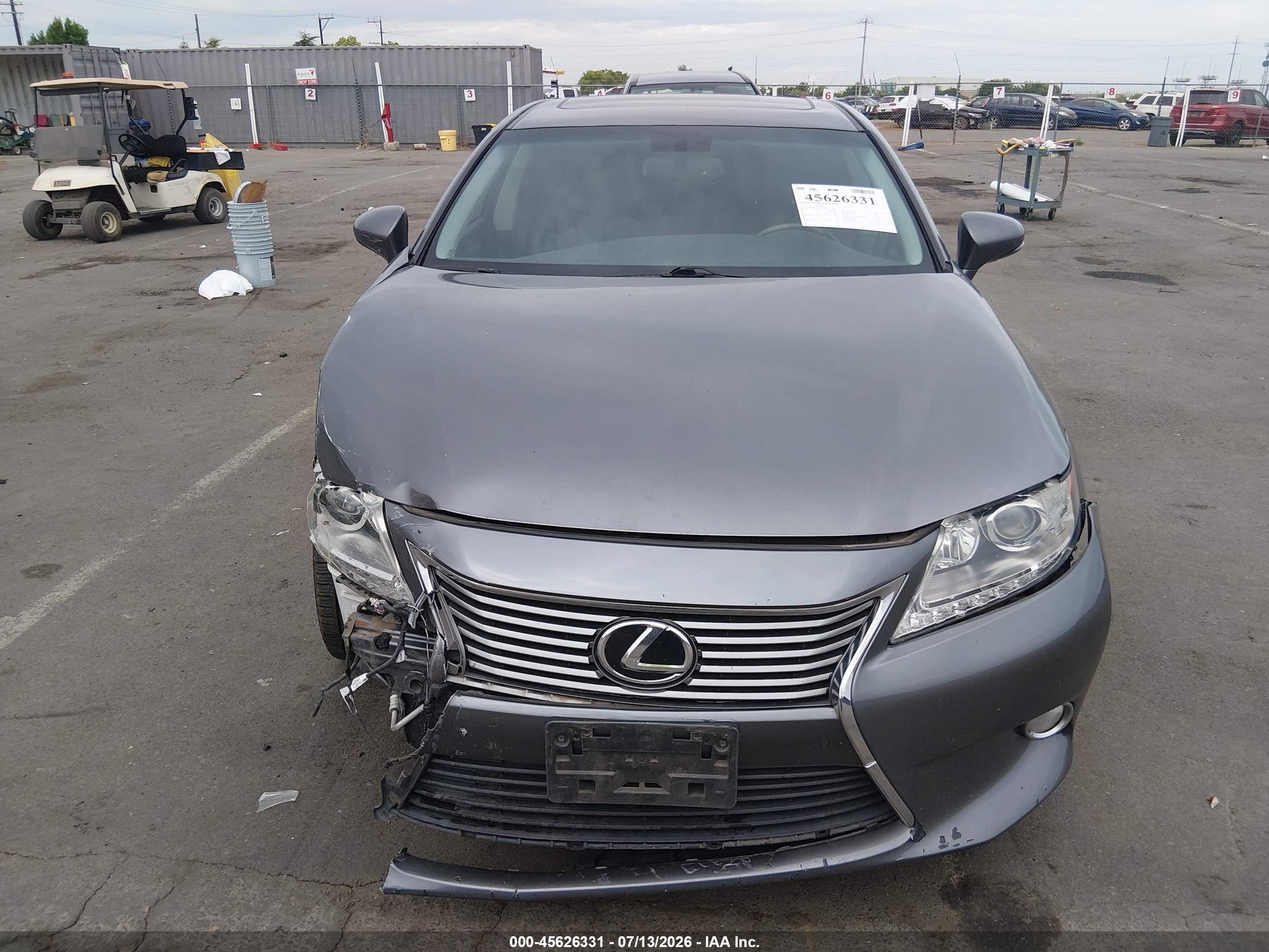 2015 Lexus Es 350   Gray vin: JTHBK1GG7F2171982