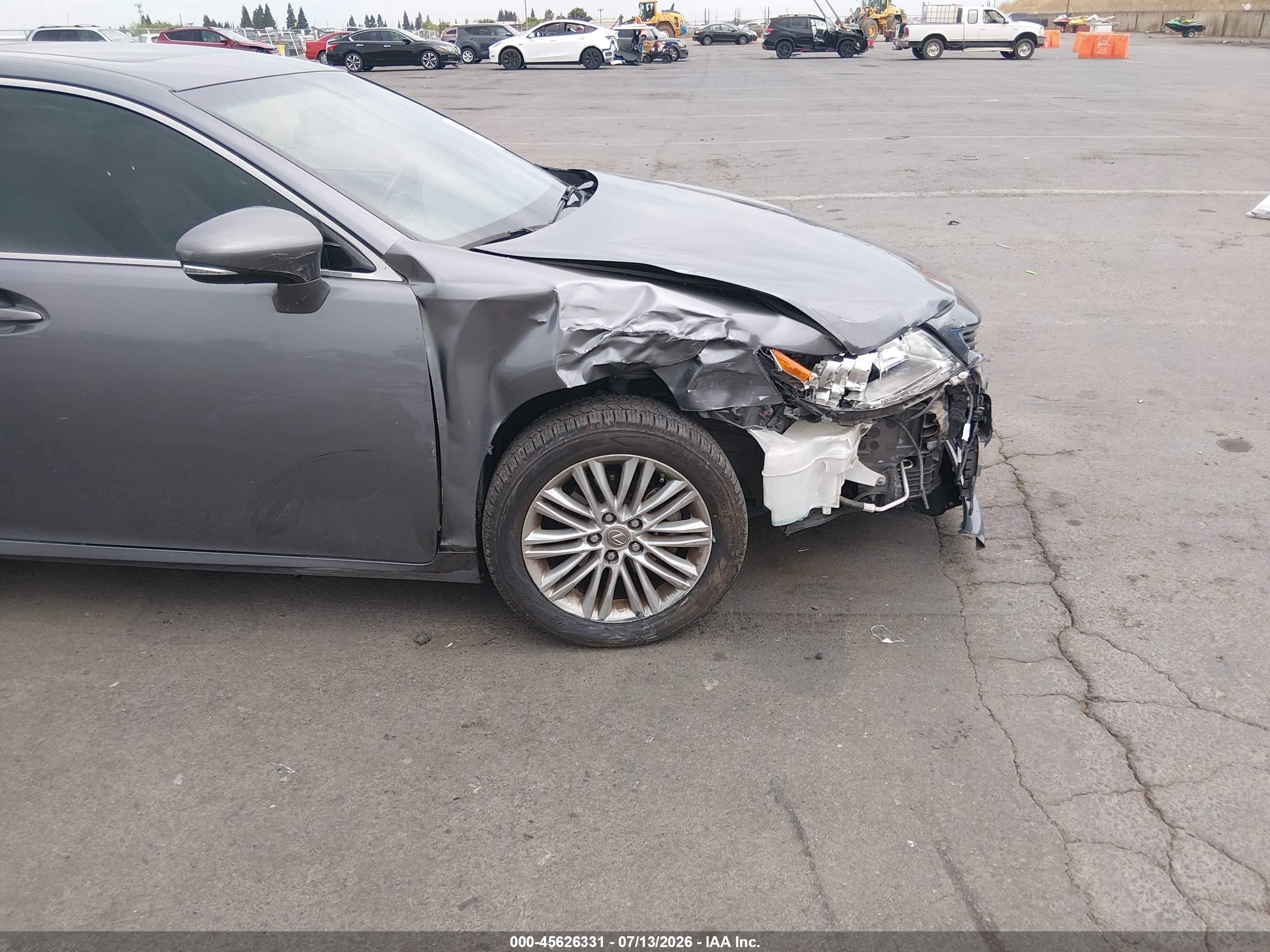 2015 Lexus Es 350   Gray vin: JTHBK1GG7F2171982