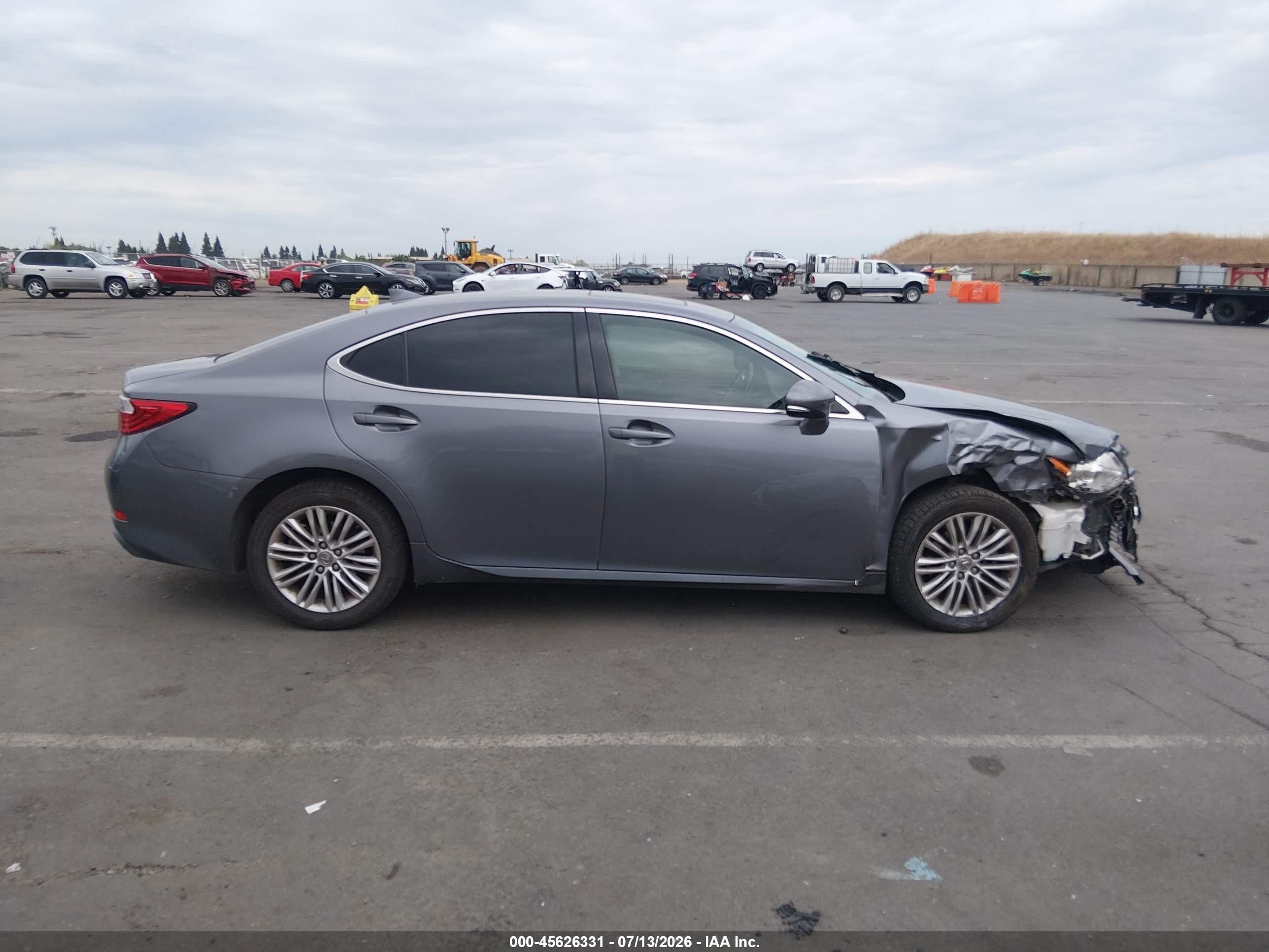 2015 Lexus Es 350   Gray vin: JTHBK1GG7F2171982